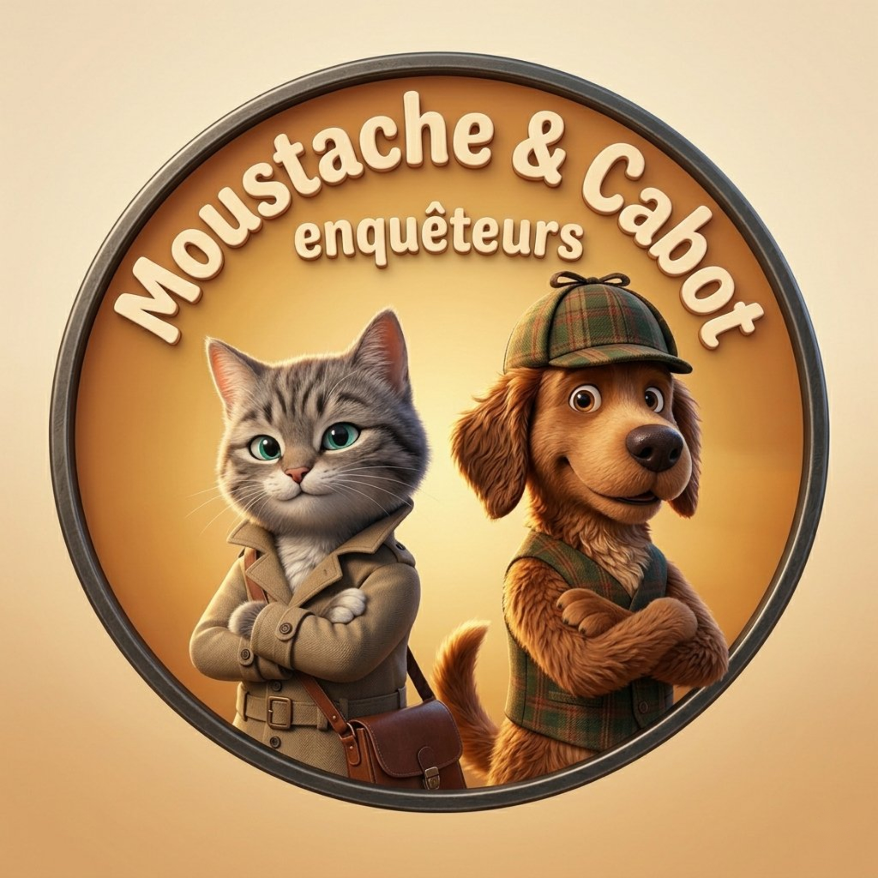 Moustache et Cabot, détectives — Histoires et enquêtes pour enfants podcast artwork