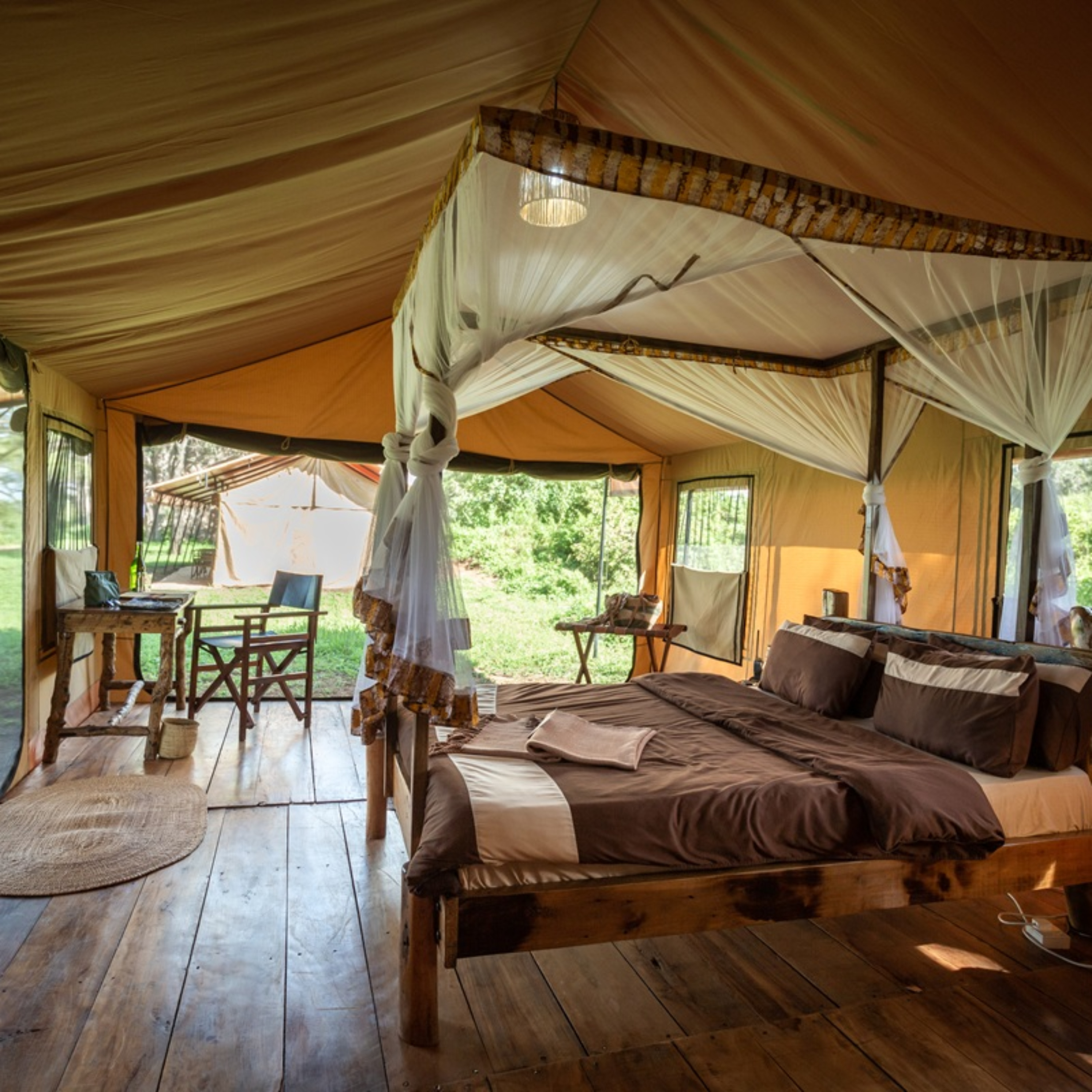 Life Inside the Tent Camp in tanzania