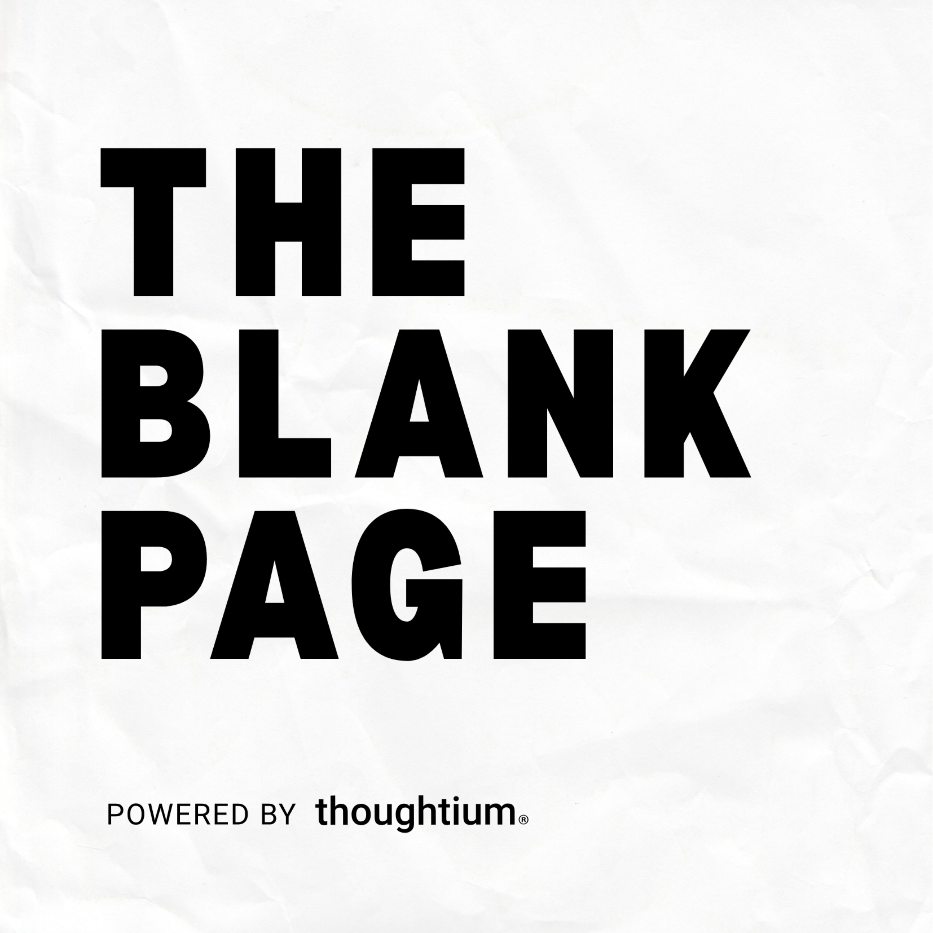 The Blank Page podcast artwork