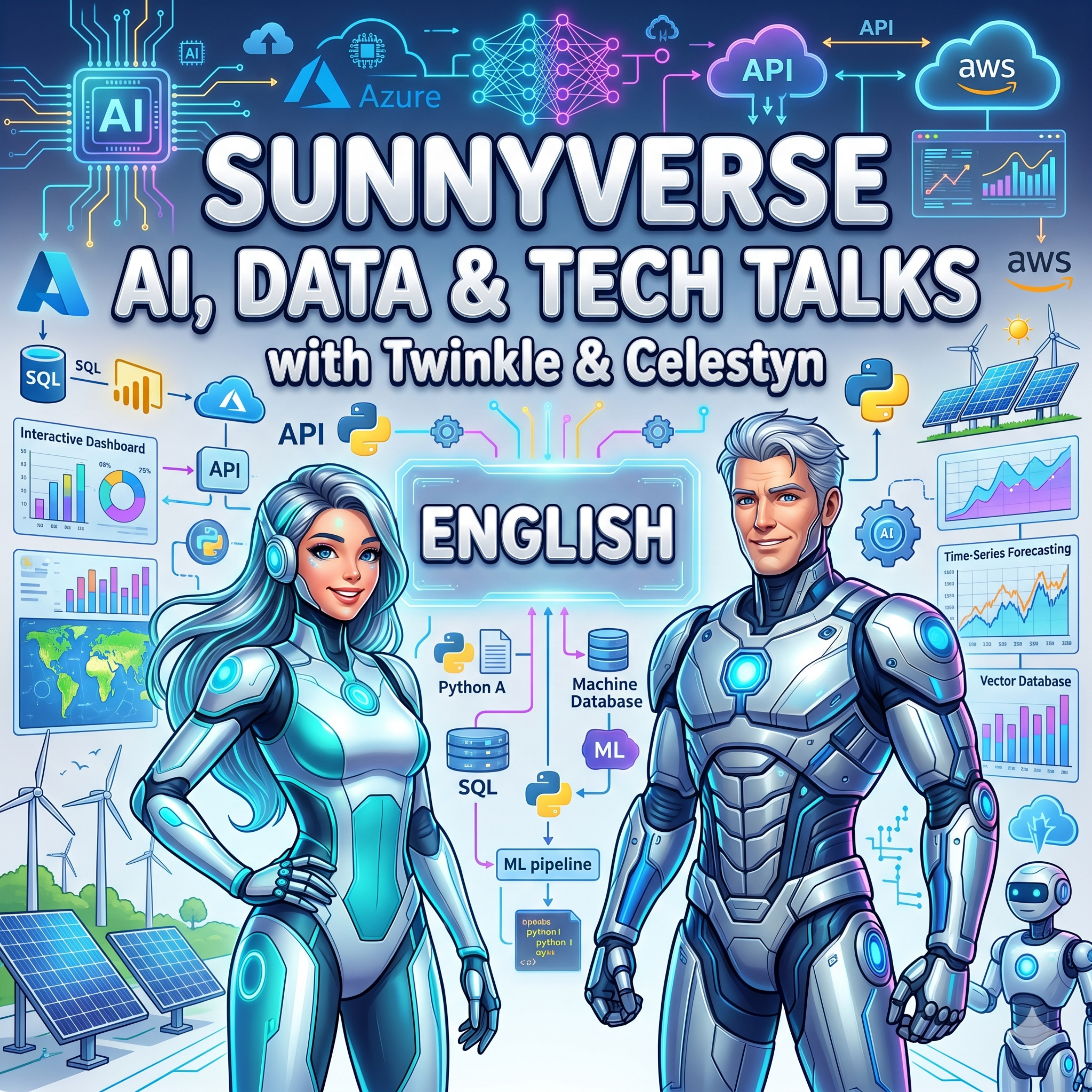 Logo of the podcast 🇺🇸 English | SunnyVerse AI, Data & Tech Talks with Twinkle & Celestyn Podcast 🇺🇸 English | SunnyVerse AI, Data & Tech Talks with Twinkle & Celestyn