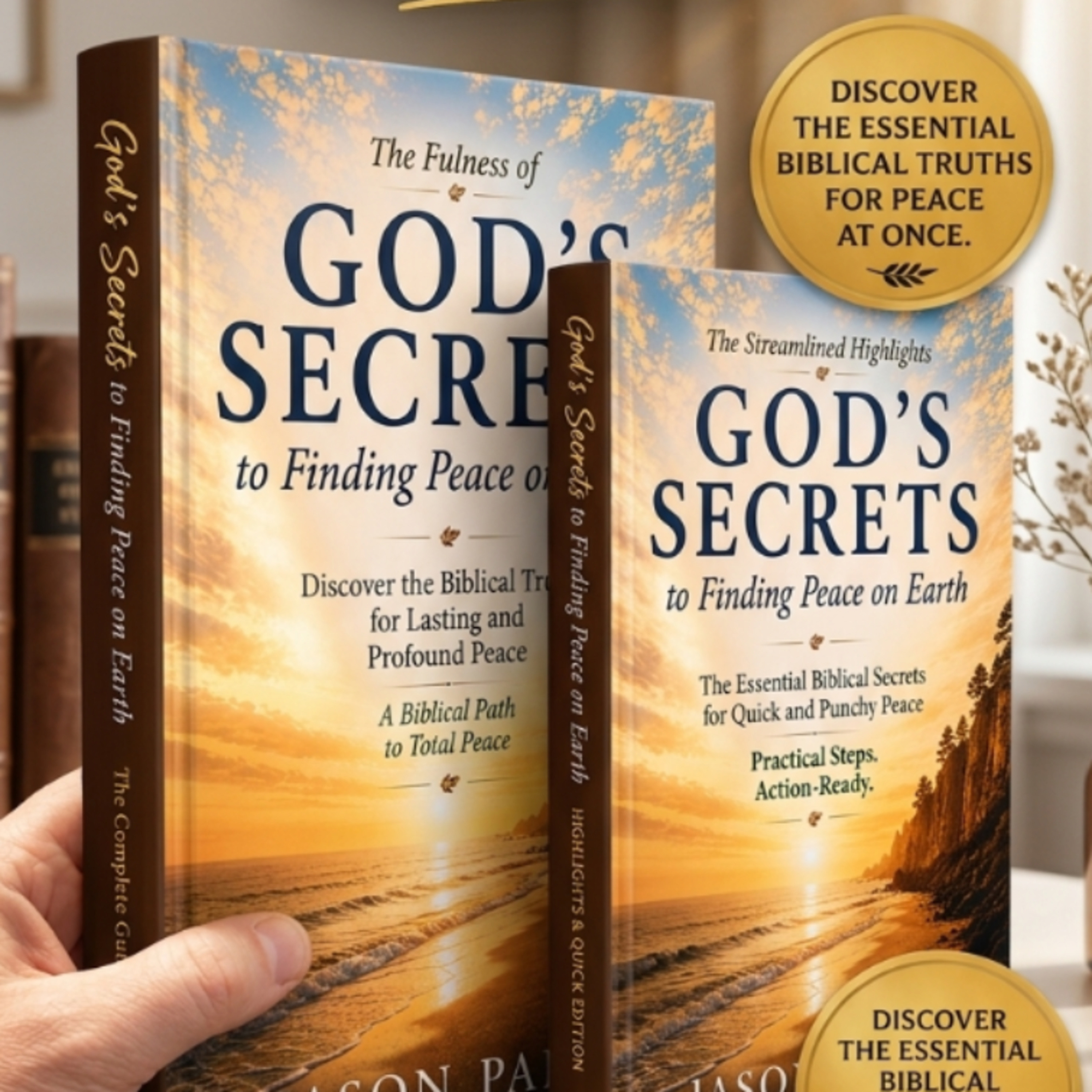 God's secrets to finding peace on earth podcast artwork