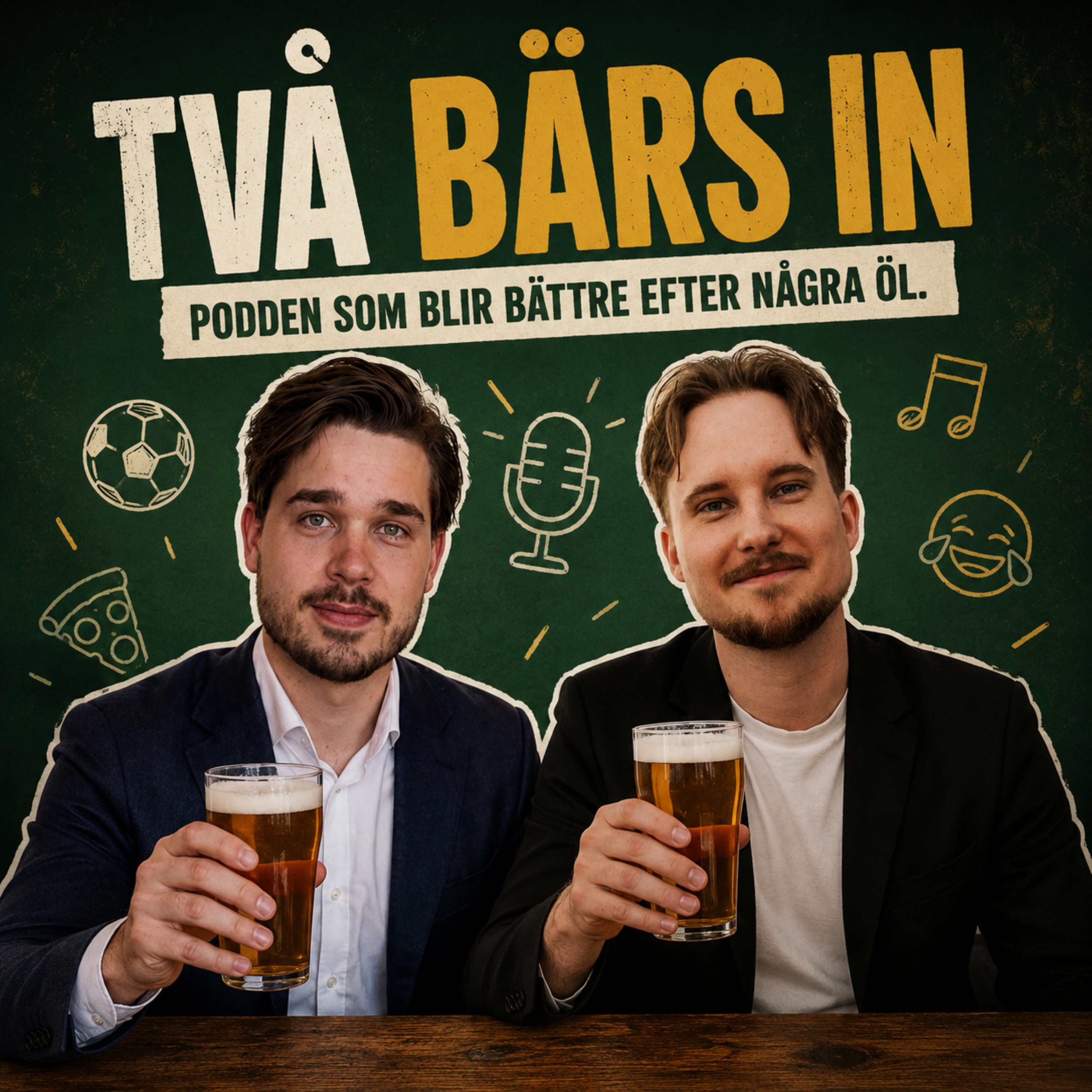 Två Bärs In podcast artwork