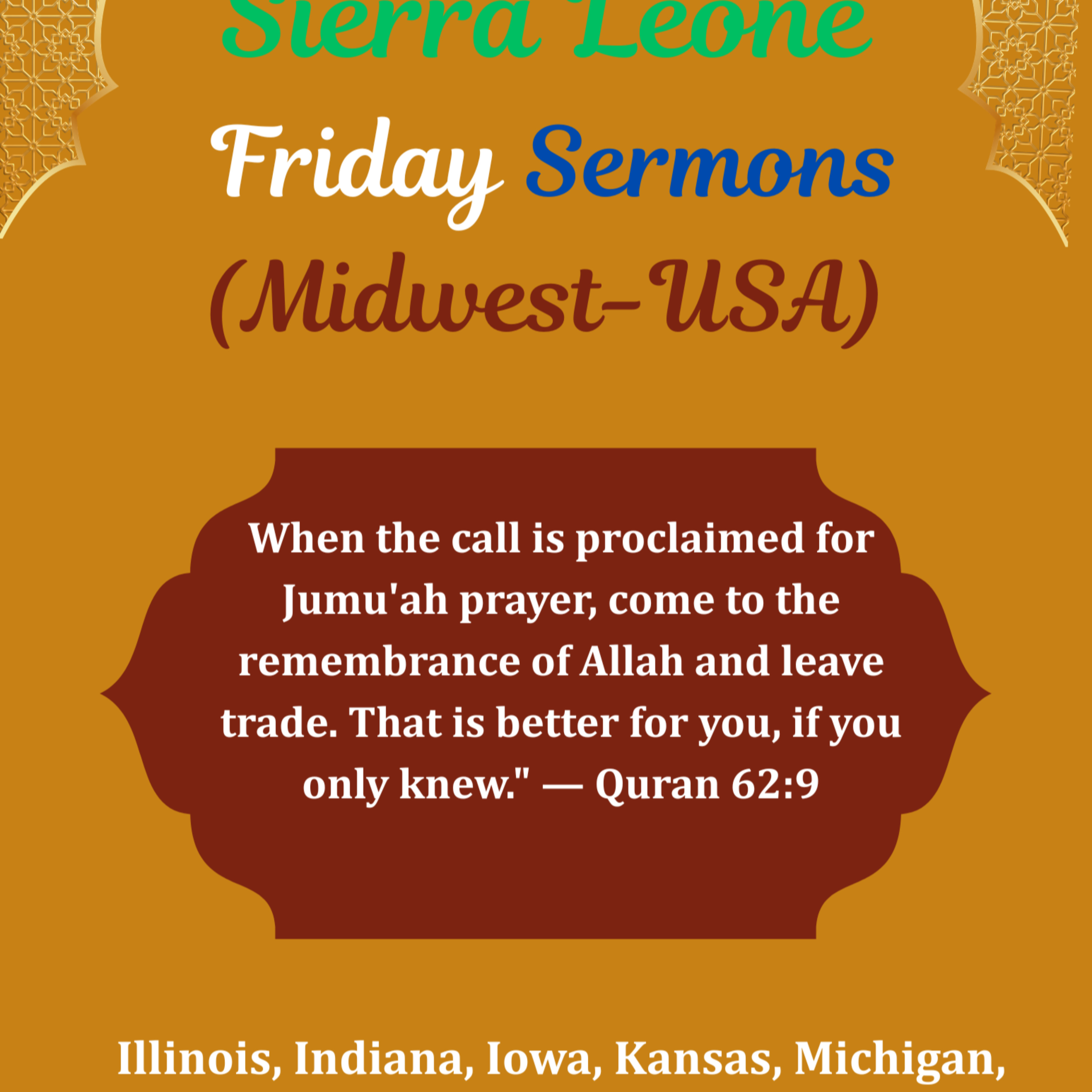 Sierra Leone Friday Sermons (USA)