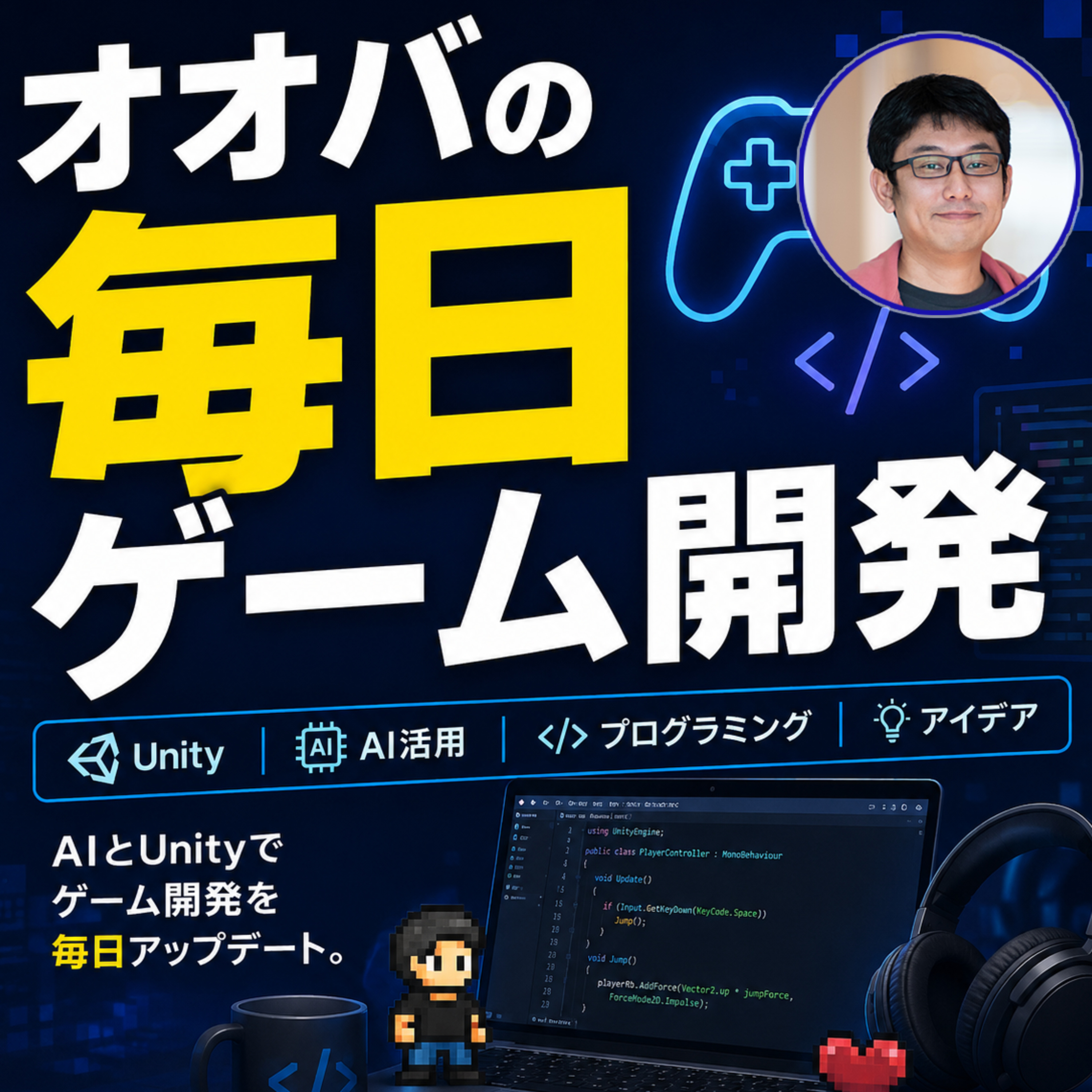 オオバの毎日ゲーム開発 podcast artwork