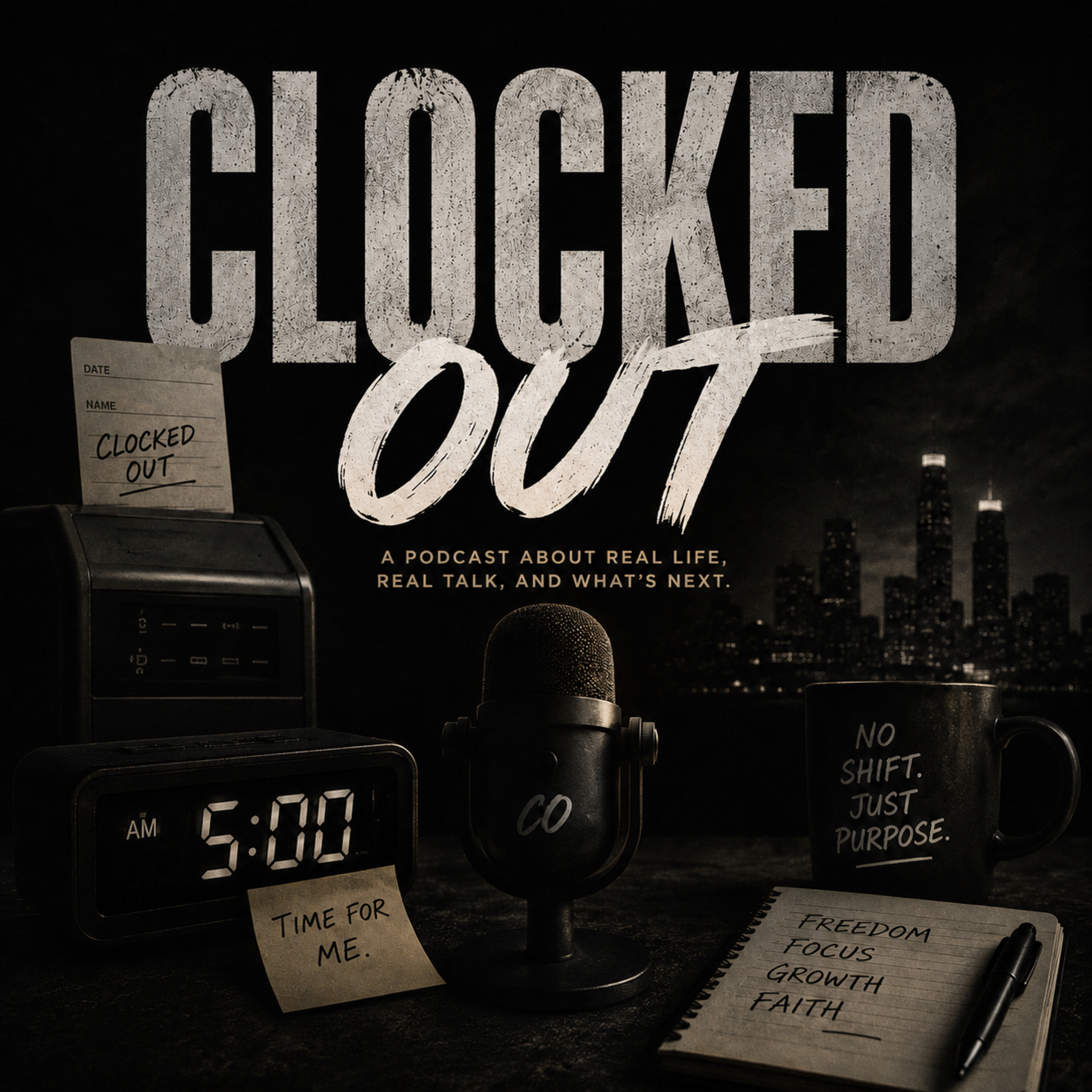 Clocked Out podcast artwork