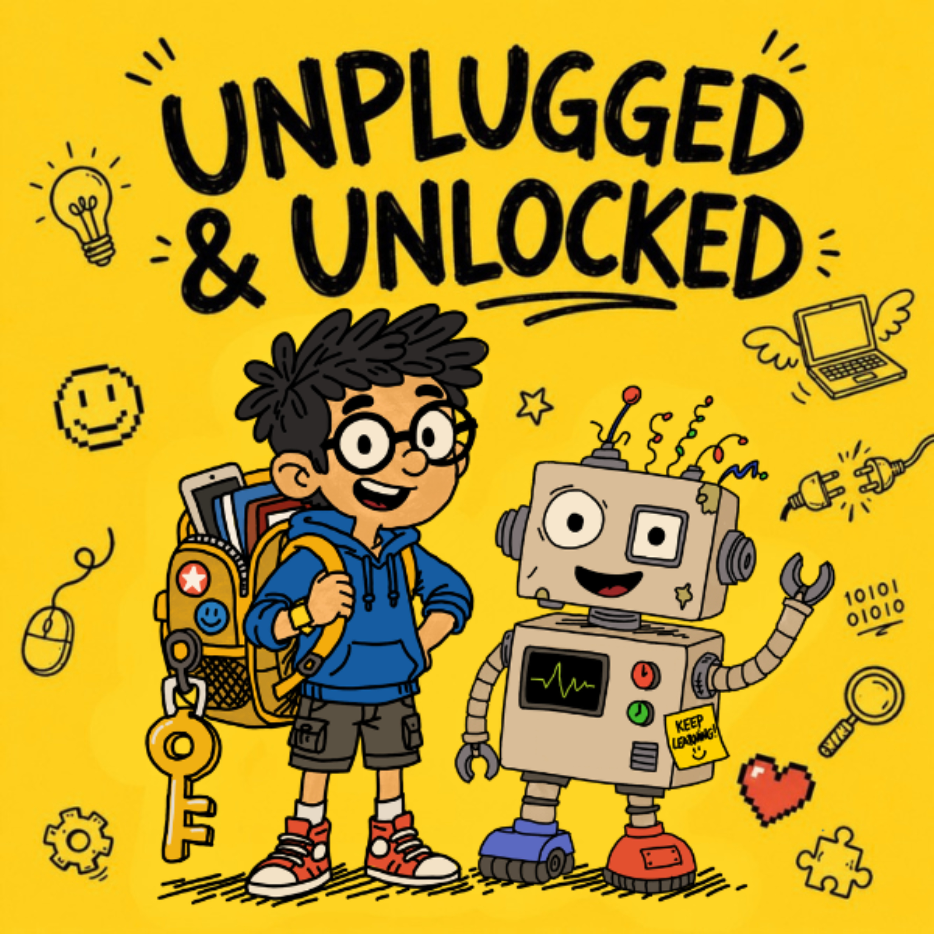 Logo of the podcast Unplugged and Unlocked - The Educational Podcast for Kids Podcast Unplugged and Unlocked - The Educational Podcast for Kids