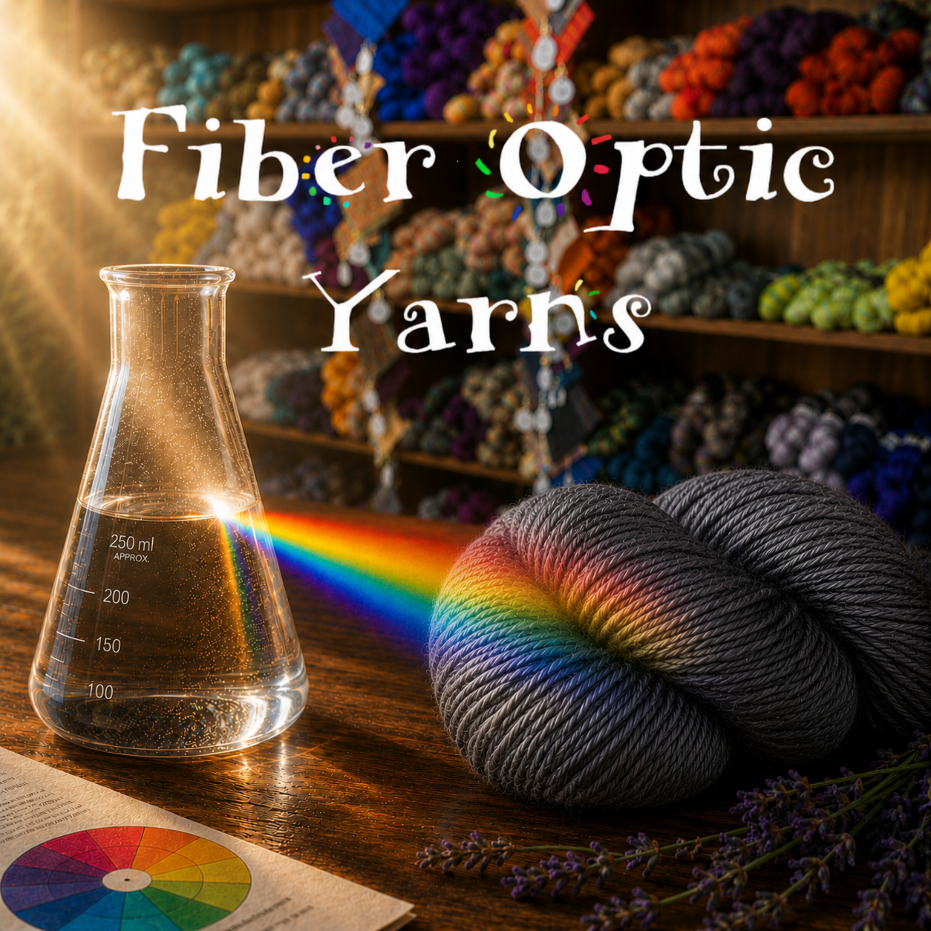 Logo of the podcast Fiber Optic Yarns: The Science and Magic of Color Podcast Fiber Optic Yarns: The Science and Magic of Color