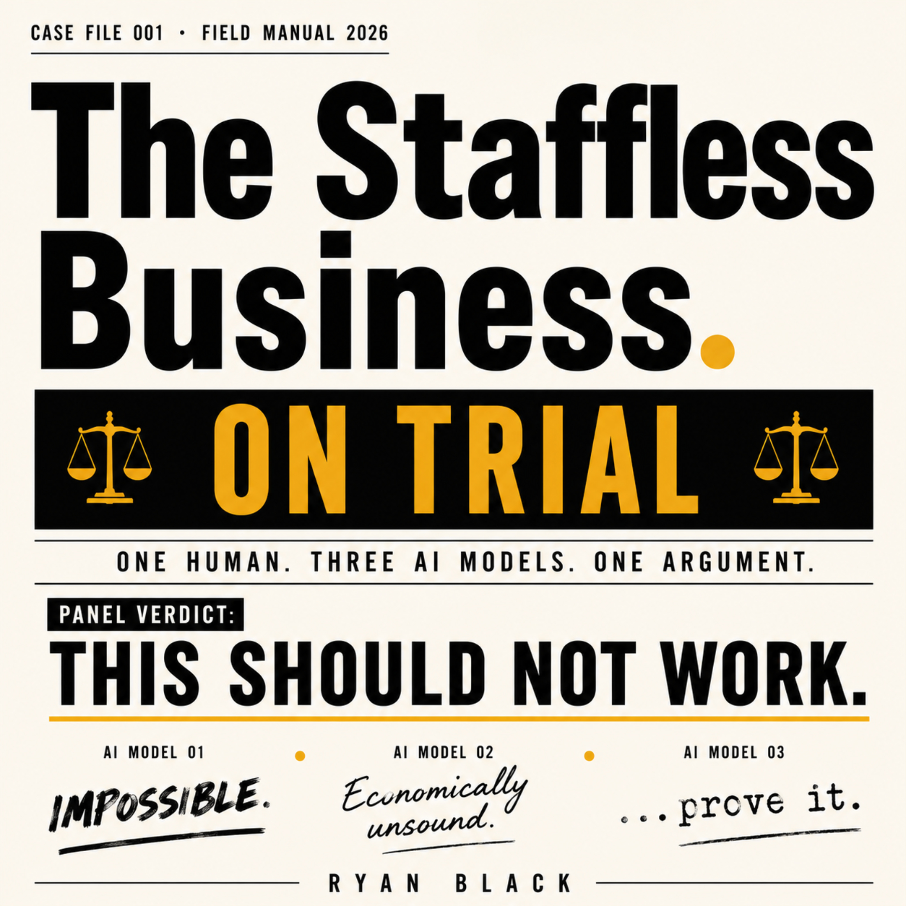The Staffless Business on Trial