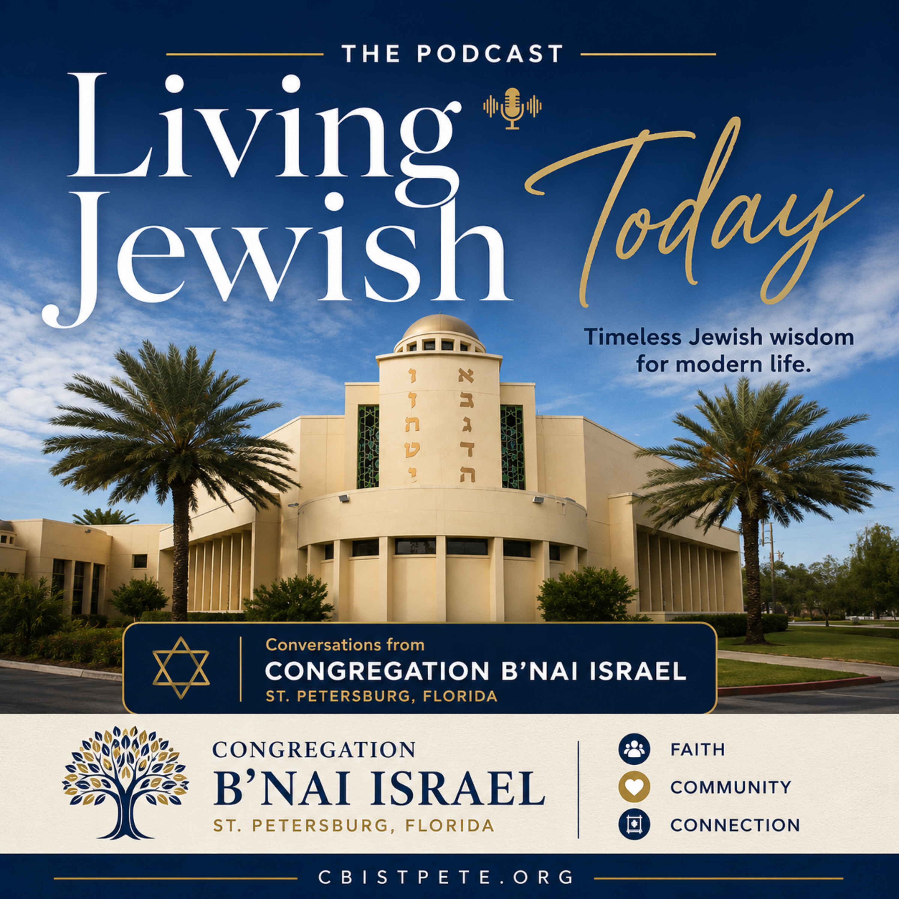 Living Jewish Today; where tradition meets today's world podcast artwork