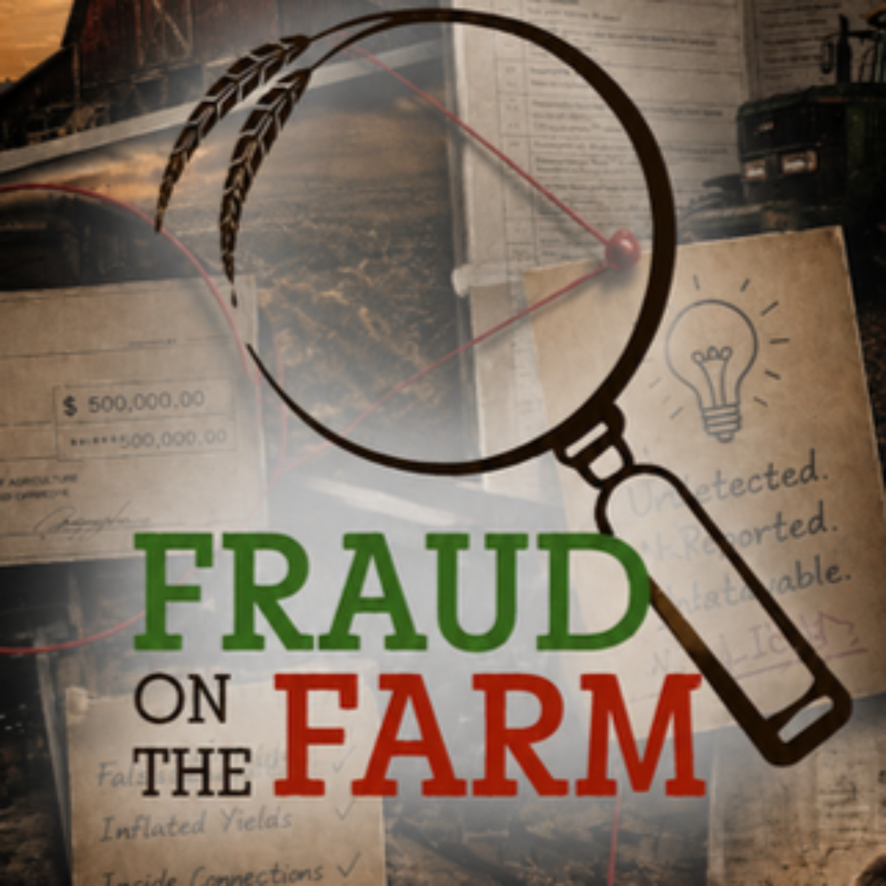 Fraud on The Farm podcast artwork