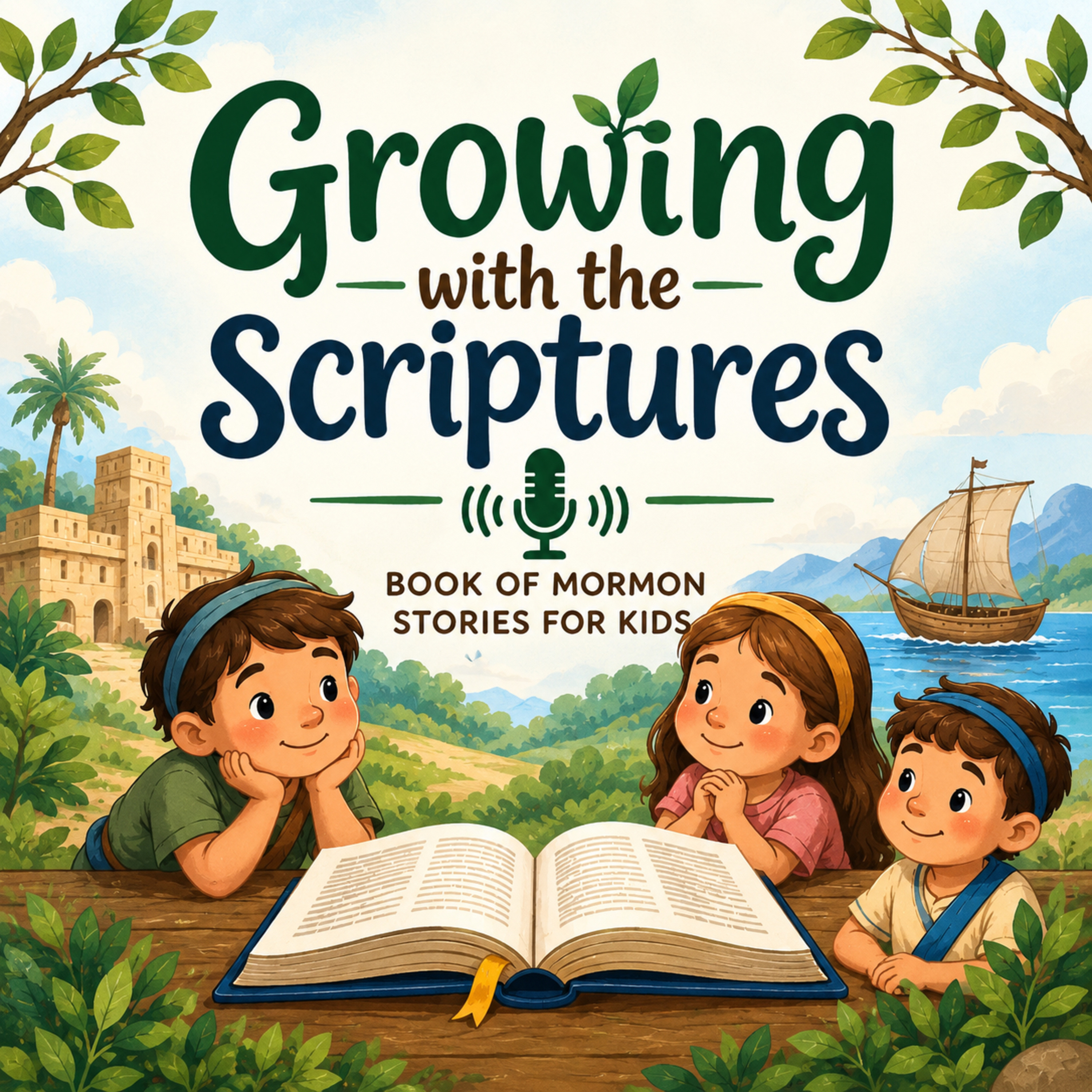 Logo of the podcast Growing with the scriptures Podcast Growing with the scriptures