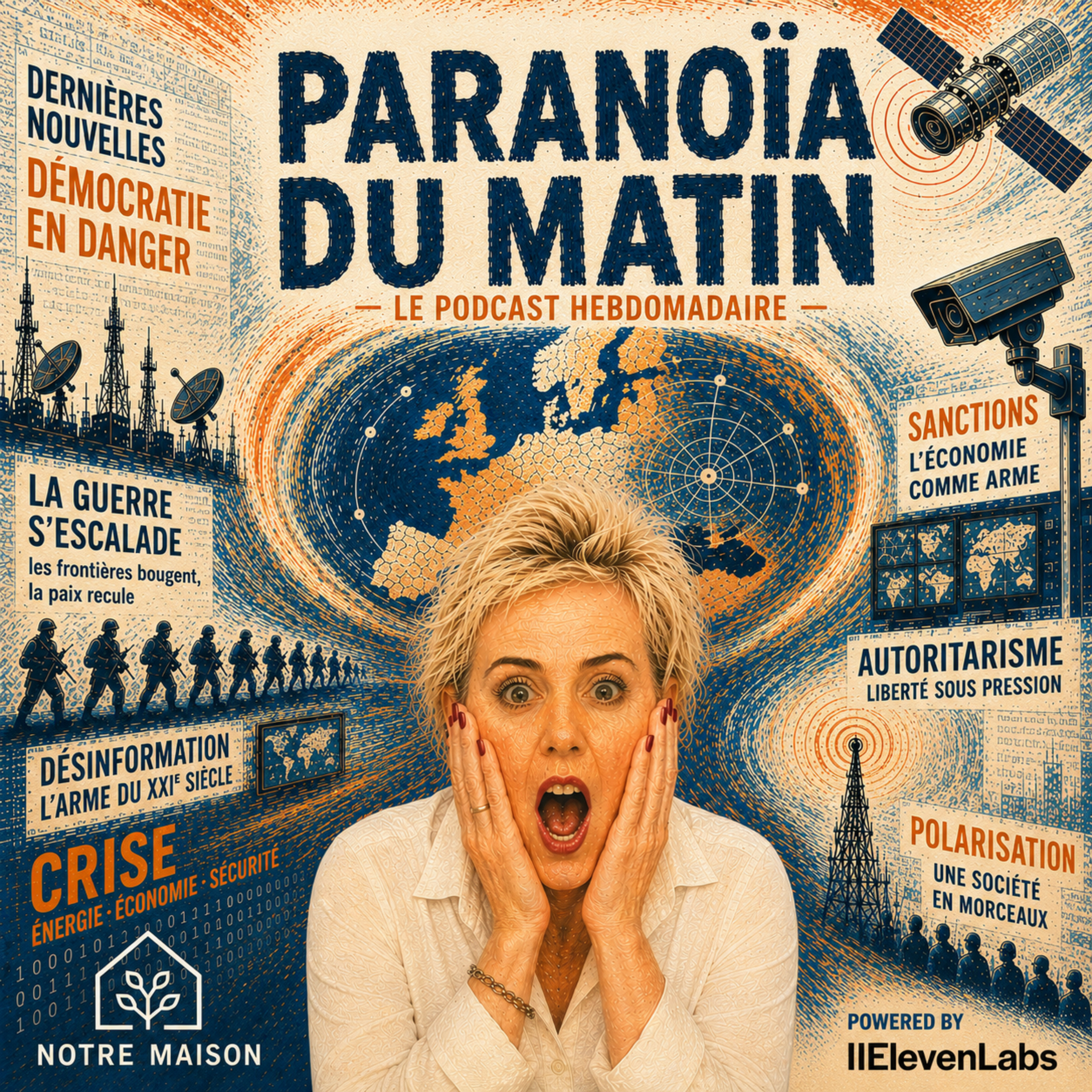 Illustration du podcast Paranoïa du matin | Français