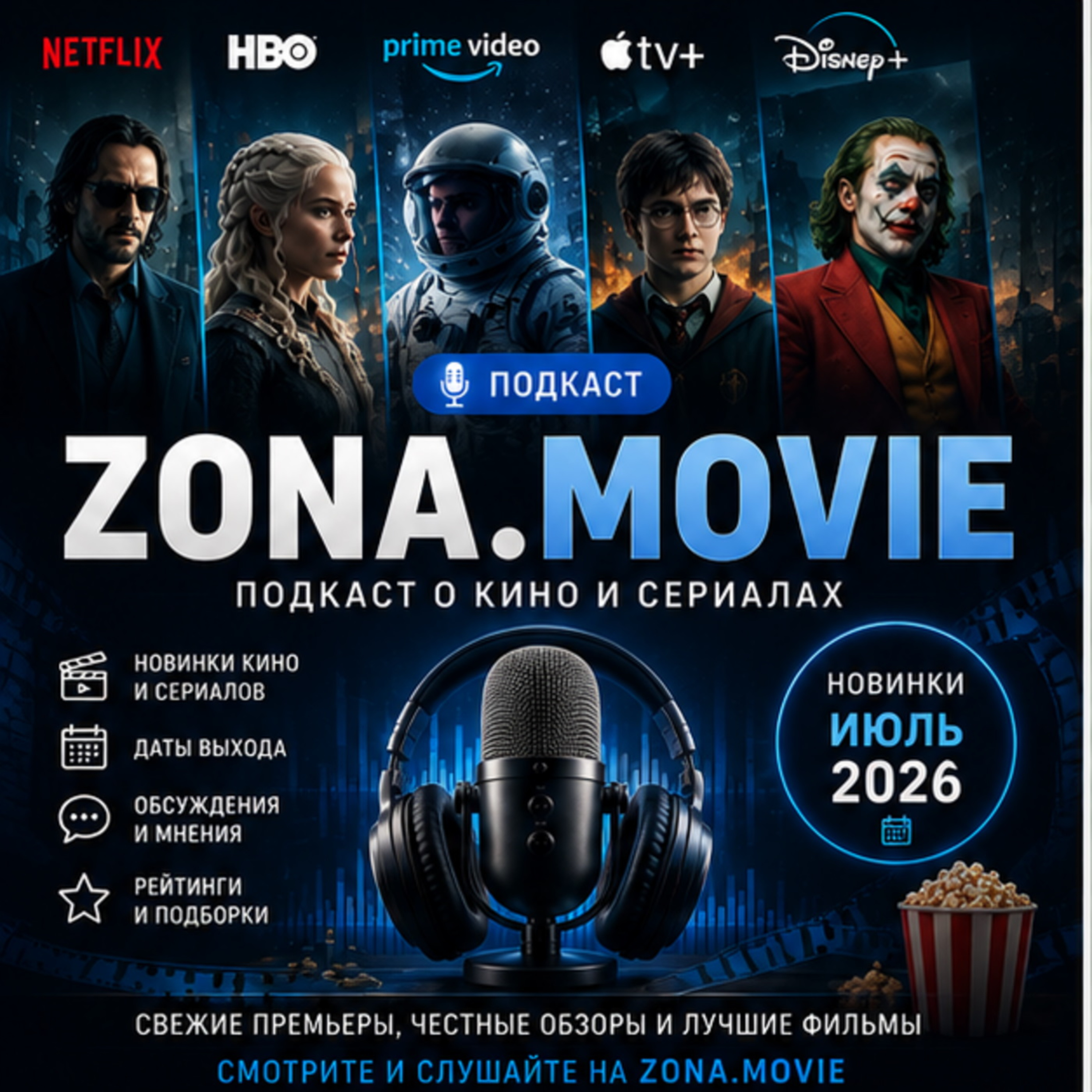 Zona Movie — новые фильмы, сериалы и громкие премьеры podcast artwork