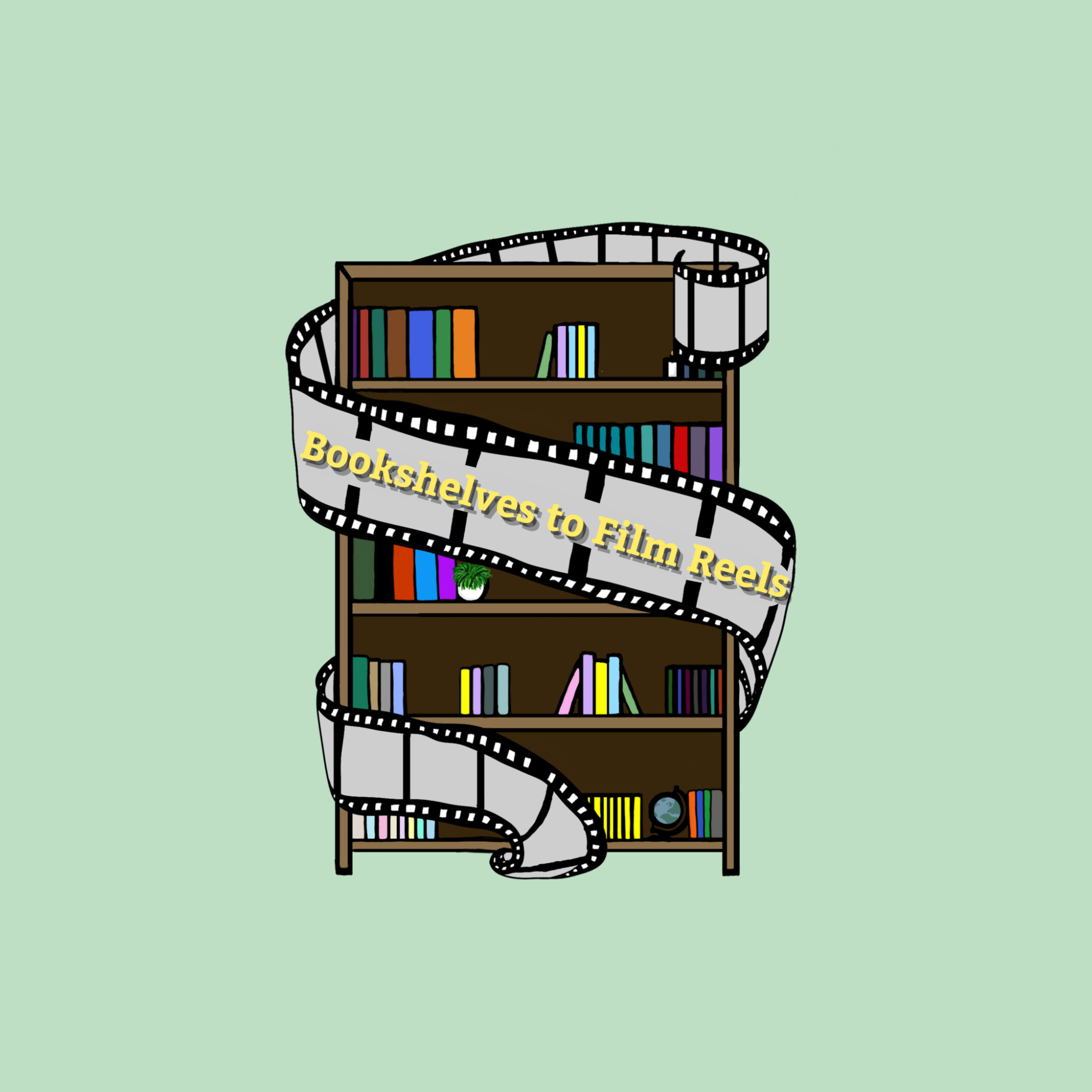 Bookshelves To Film Reels