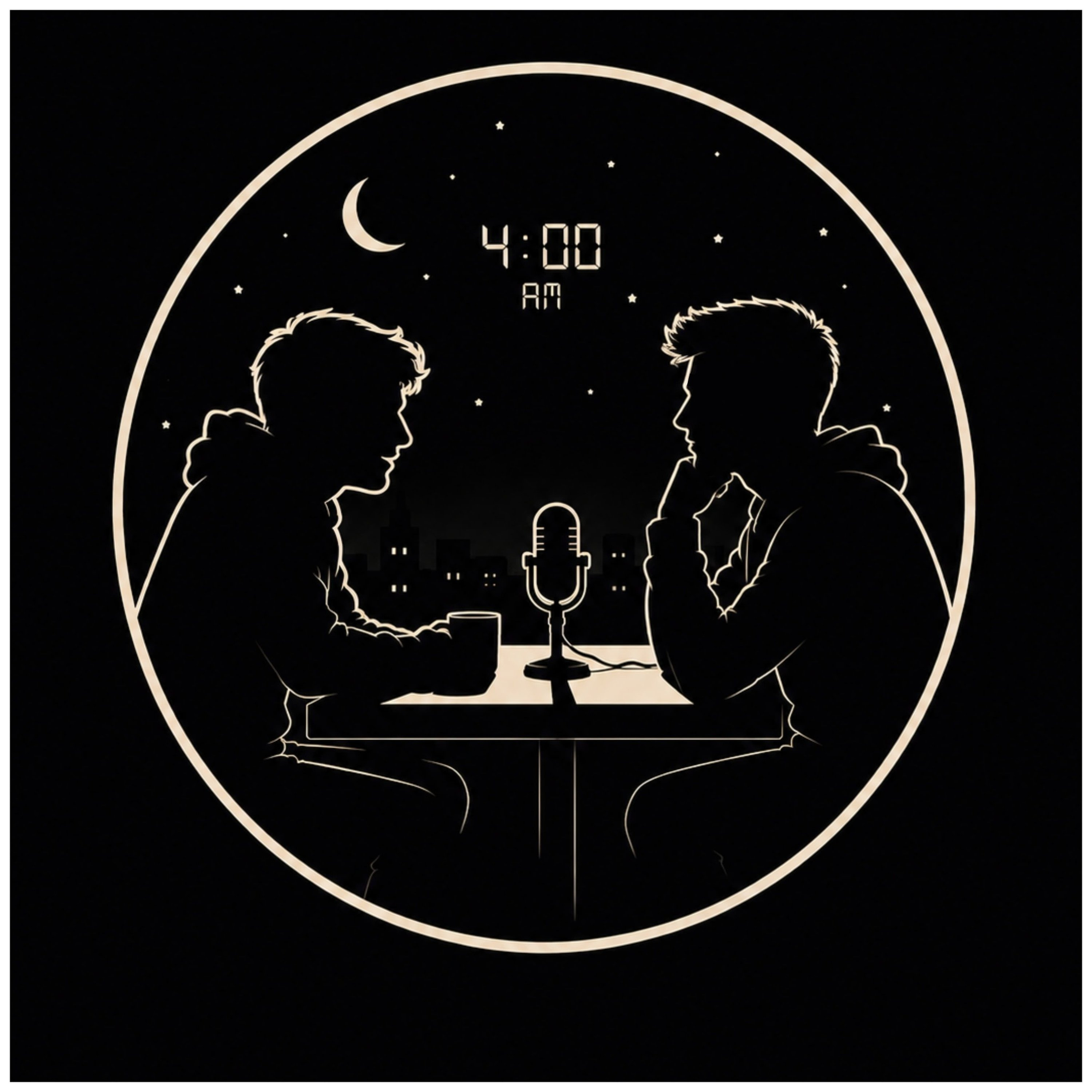 Illustration du podcast 2 Humains à 4 heures du matin