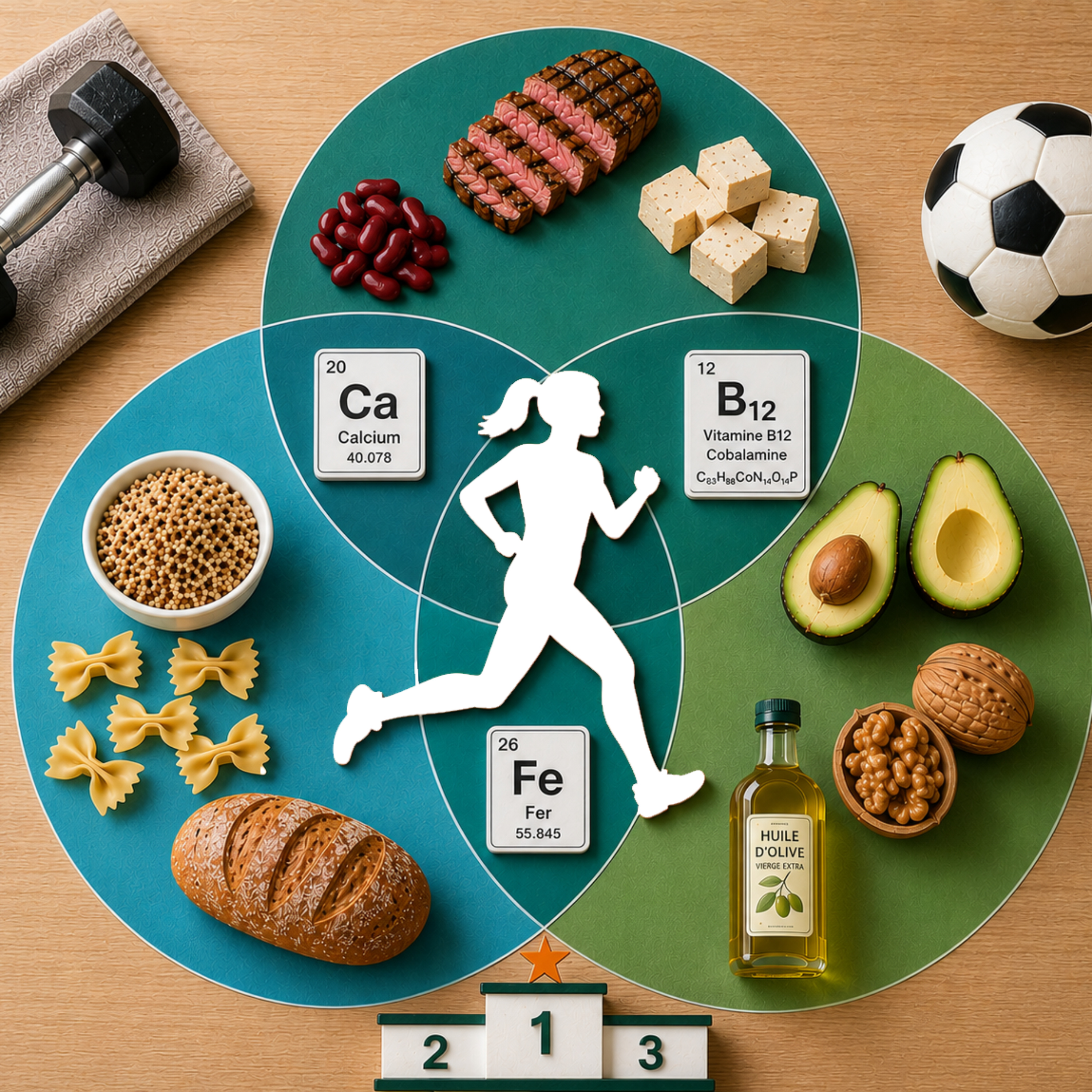 Illustration du podcast Repenser la nutrition des sportives