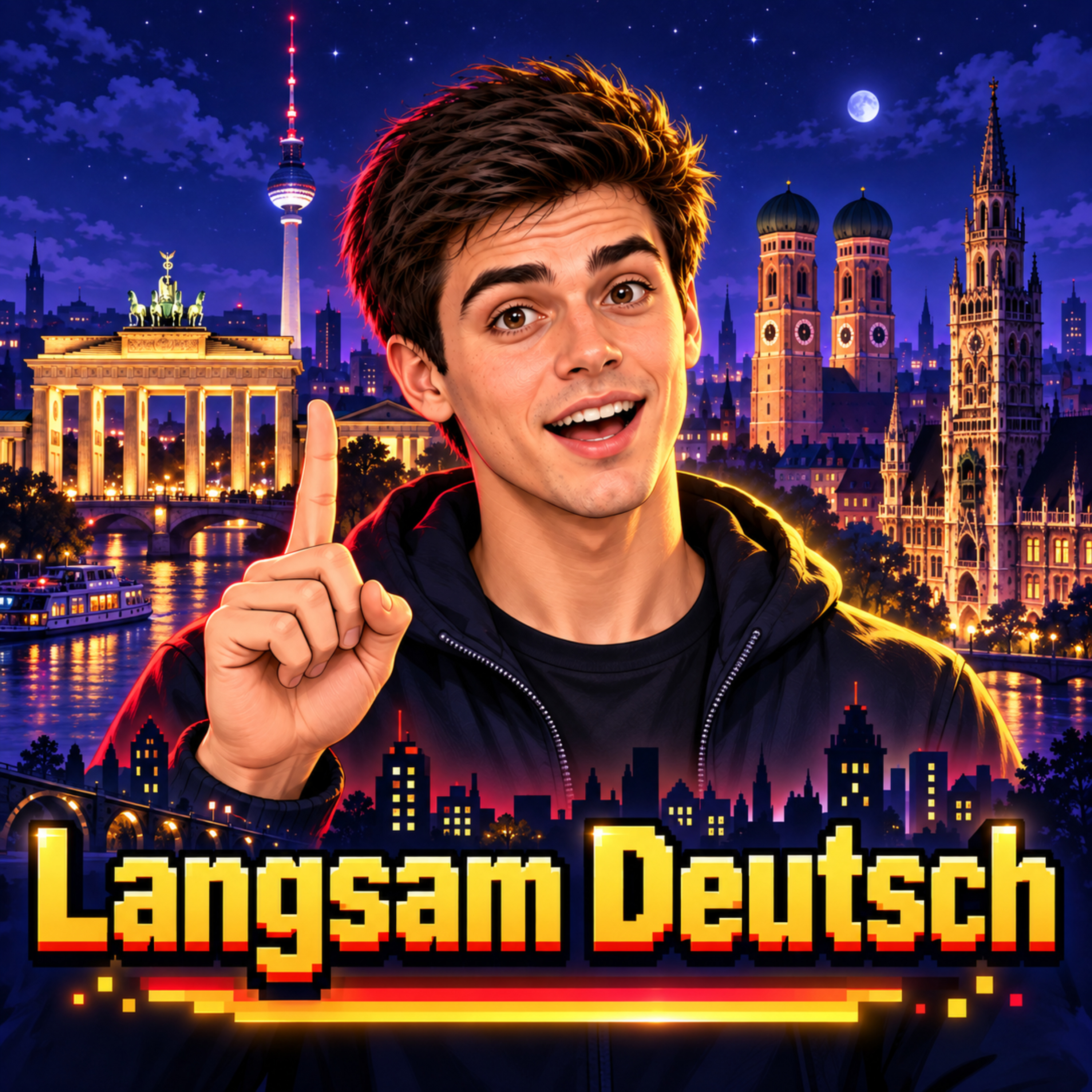 Logo of the podcast Langsam Deutsch - Deutsch lernen Podcast Langsam Deutsch - Deutsch lernen