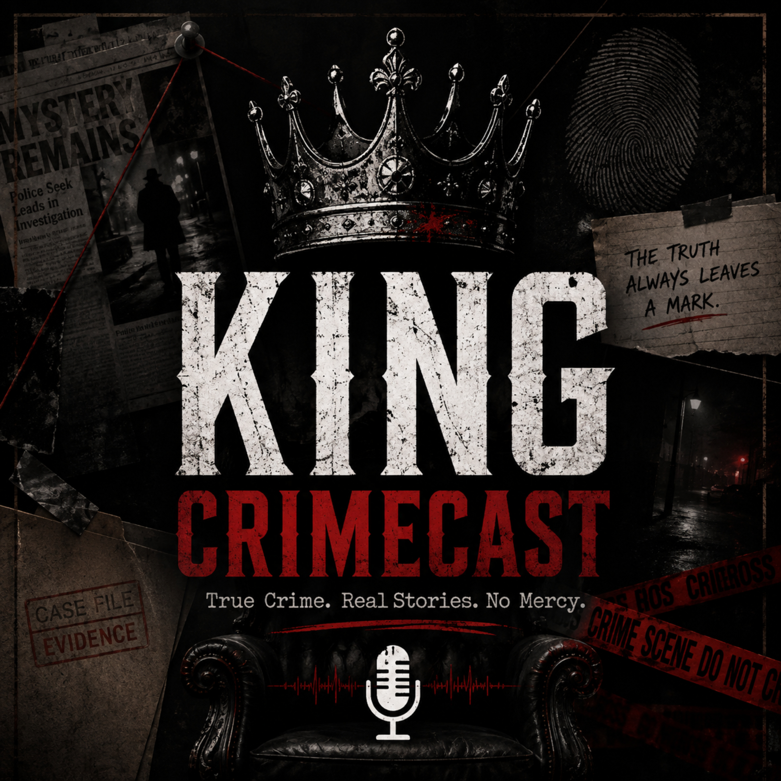 king crimecast podcast artwork