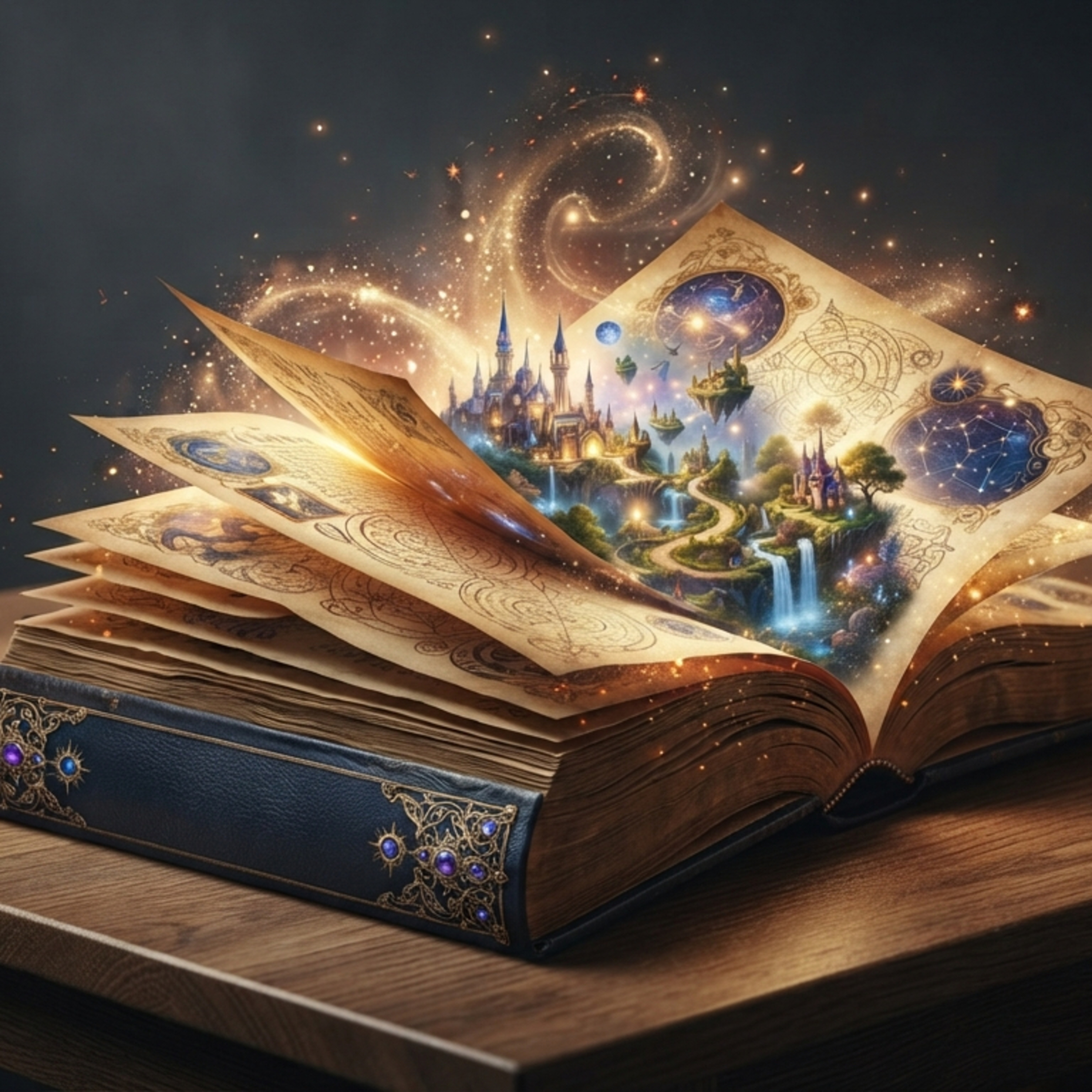 The wondrous stories podcast artwork