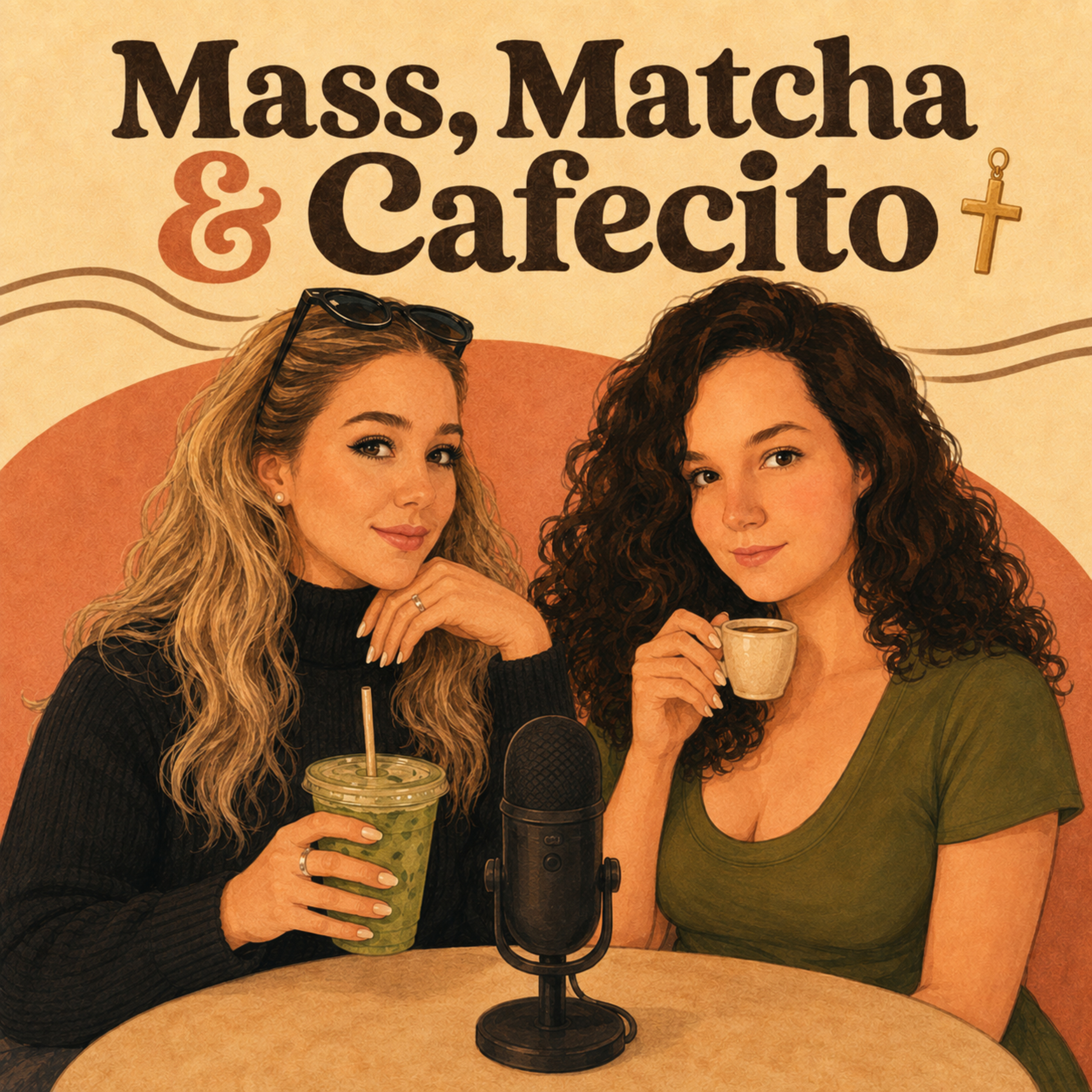 Mass, Matcha, & Cafecito podcast artwork