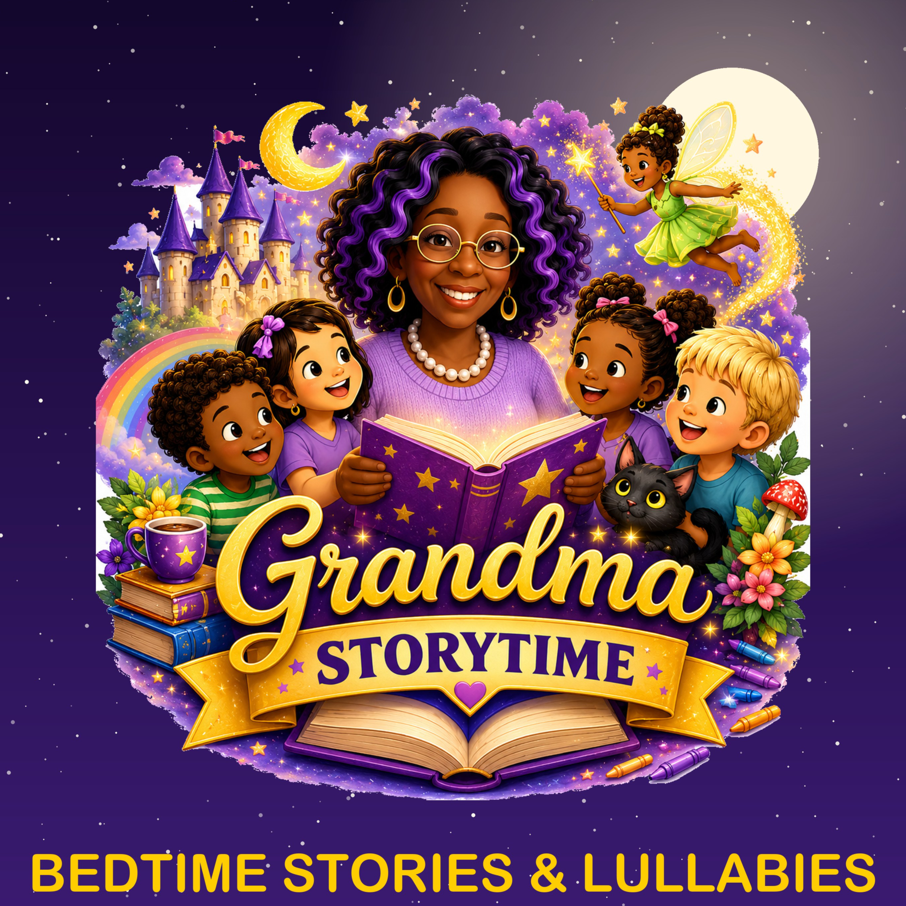 Grandma Storytime: Bedtime Stories for Kids podcast artwork