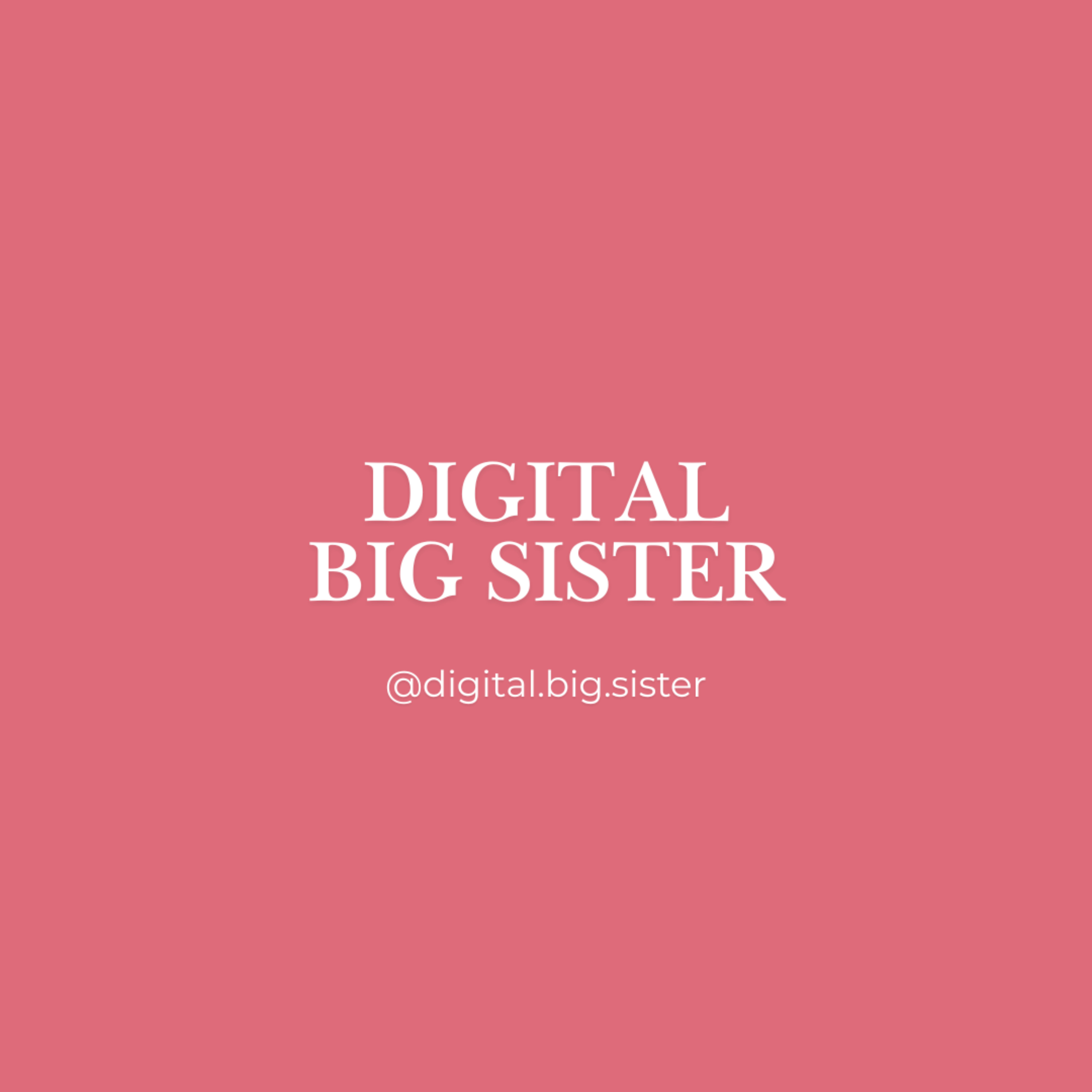 Digital Big Sister 🎀 podcast artwork