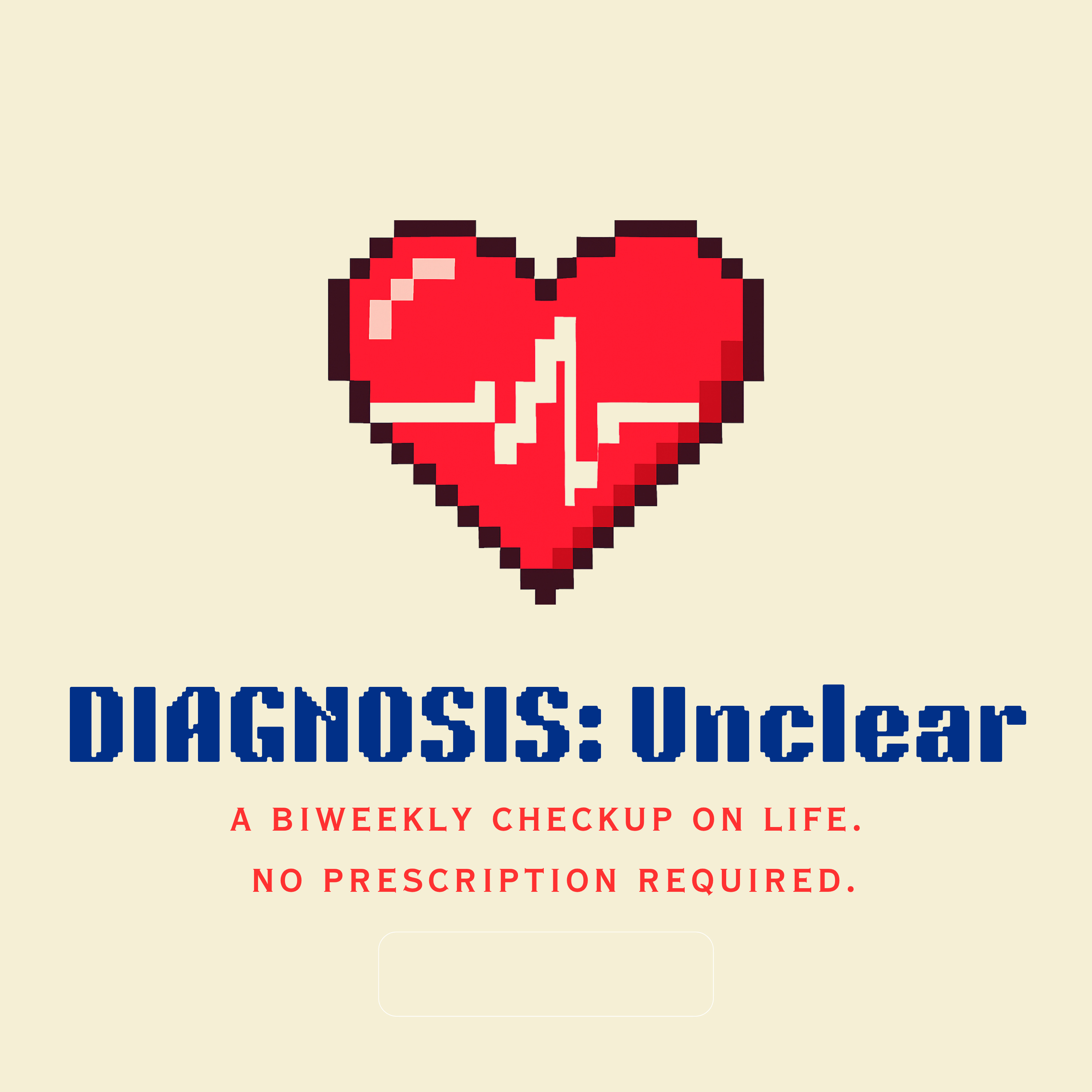 Diagnosis: Unclear podcast artwork
