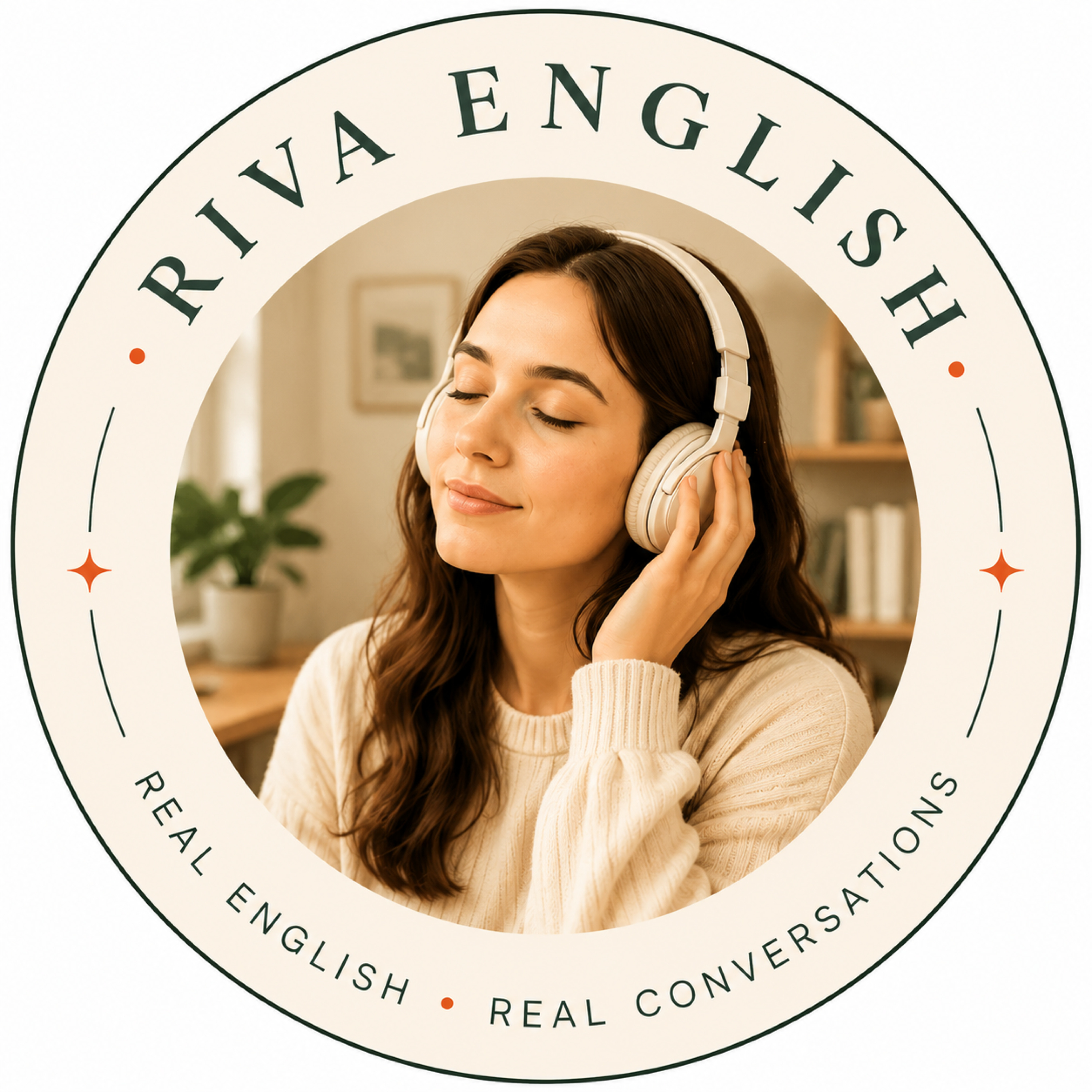 Riva English: Real English for Real Life podcast artwork