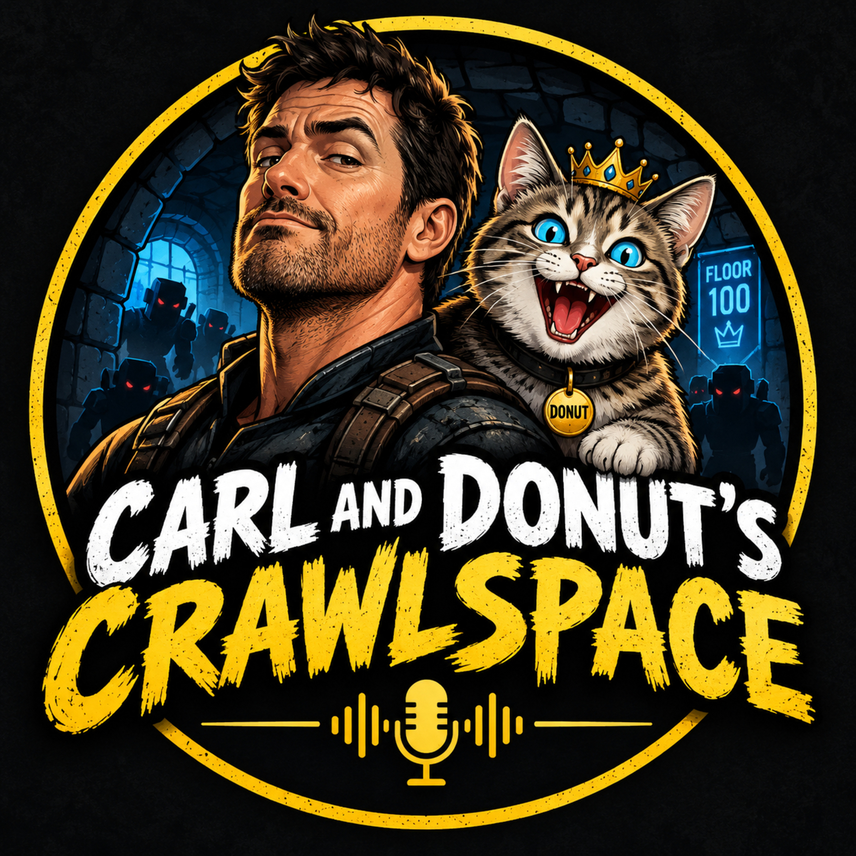 Carl and Donut’s Crawlspace podcast artwork
