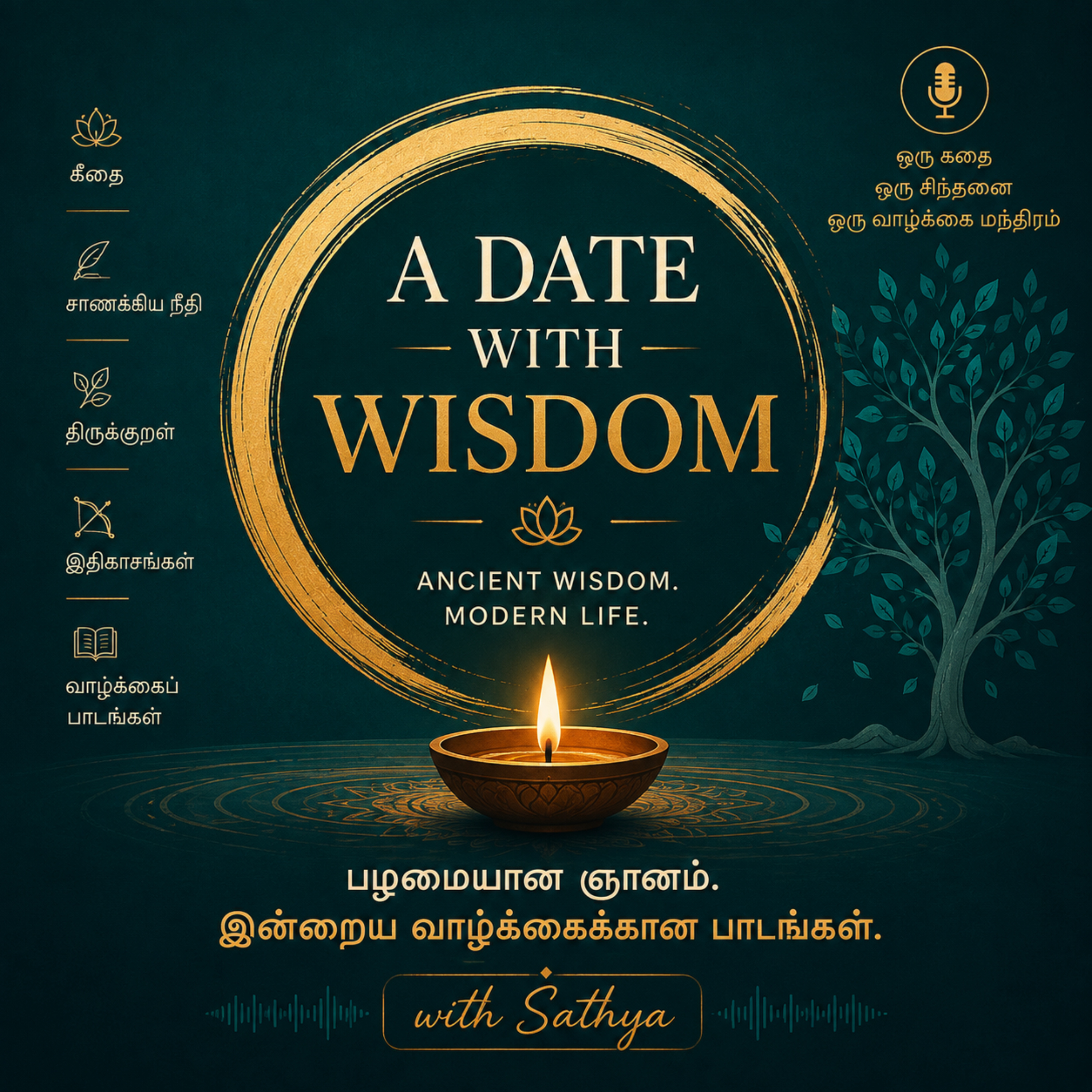 A DATE WITH WISDOM podcast artwork