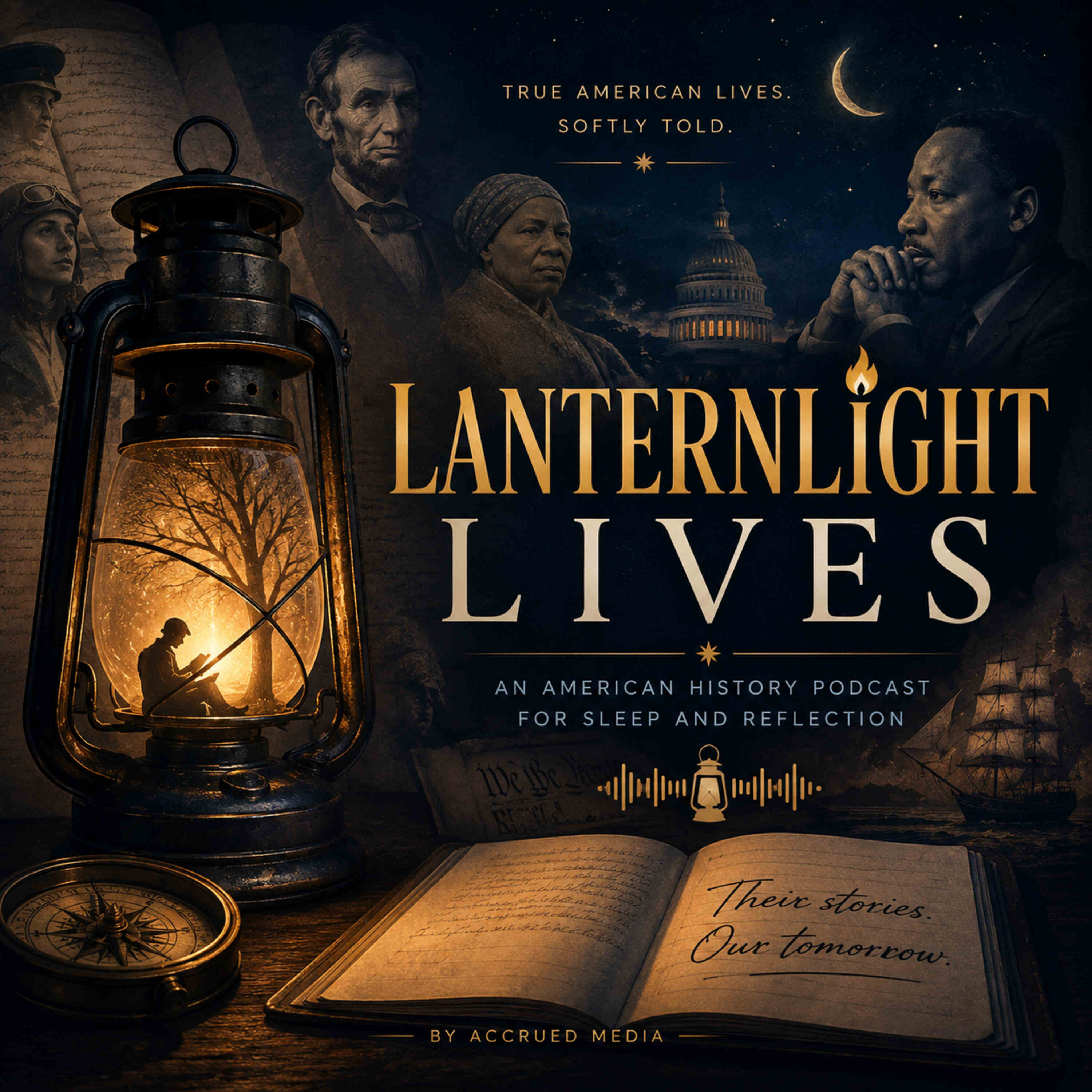 Lanternlight Lives: American History for Sleep podcast artwork