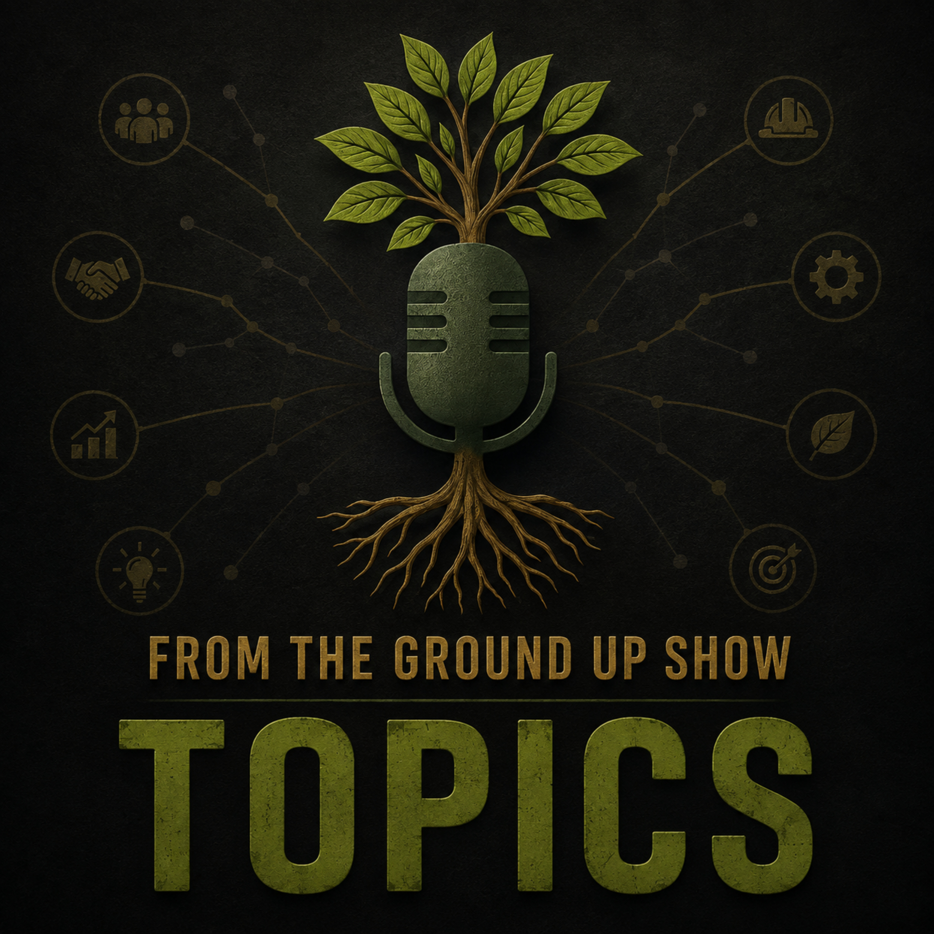 From The Ground Up Show: Topics podcast artwork