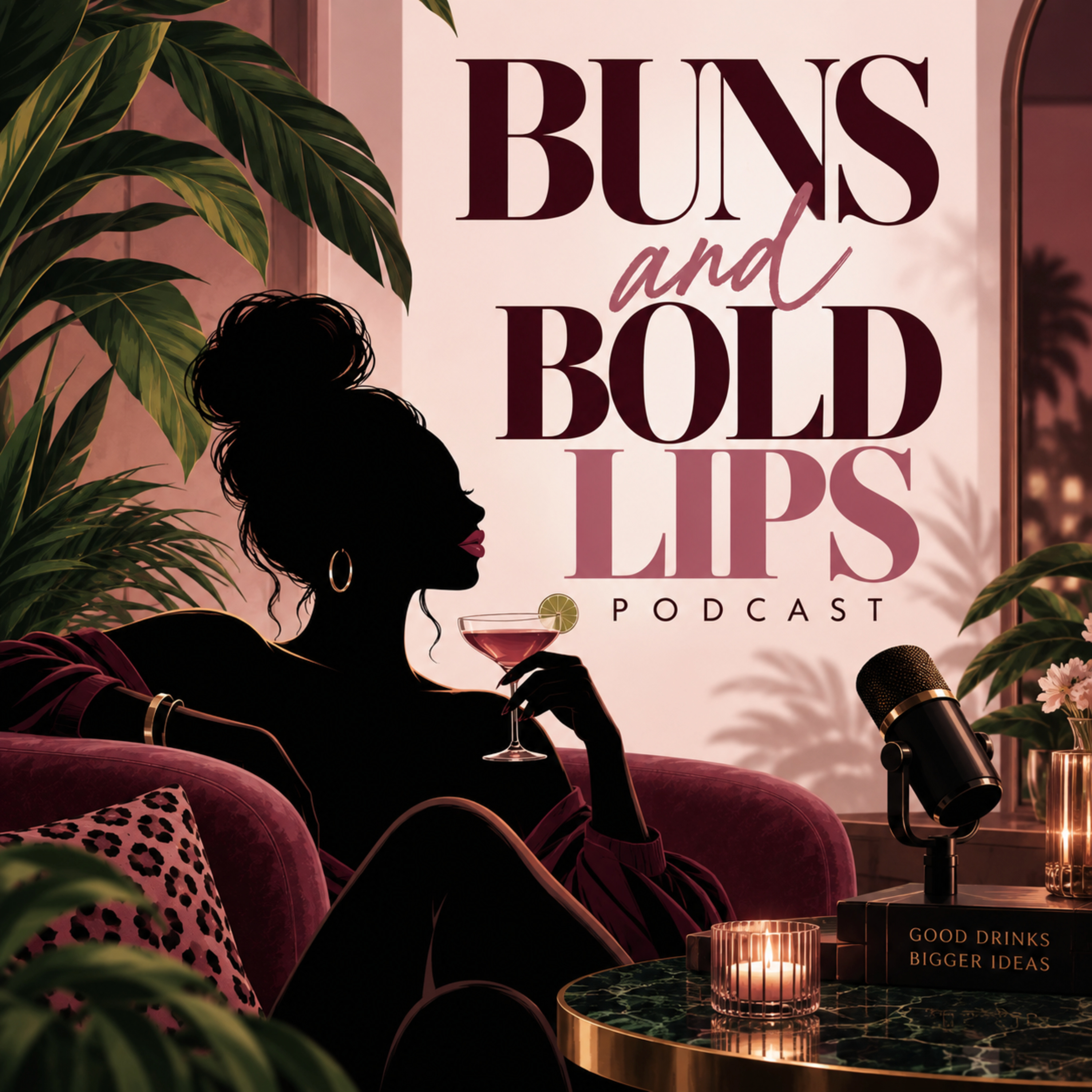 Buns and Bold Lips