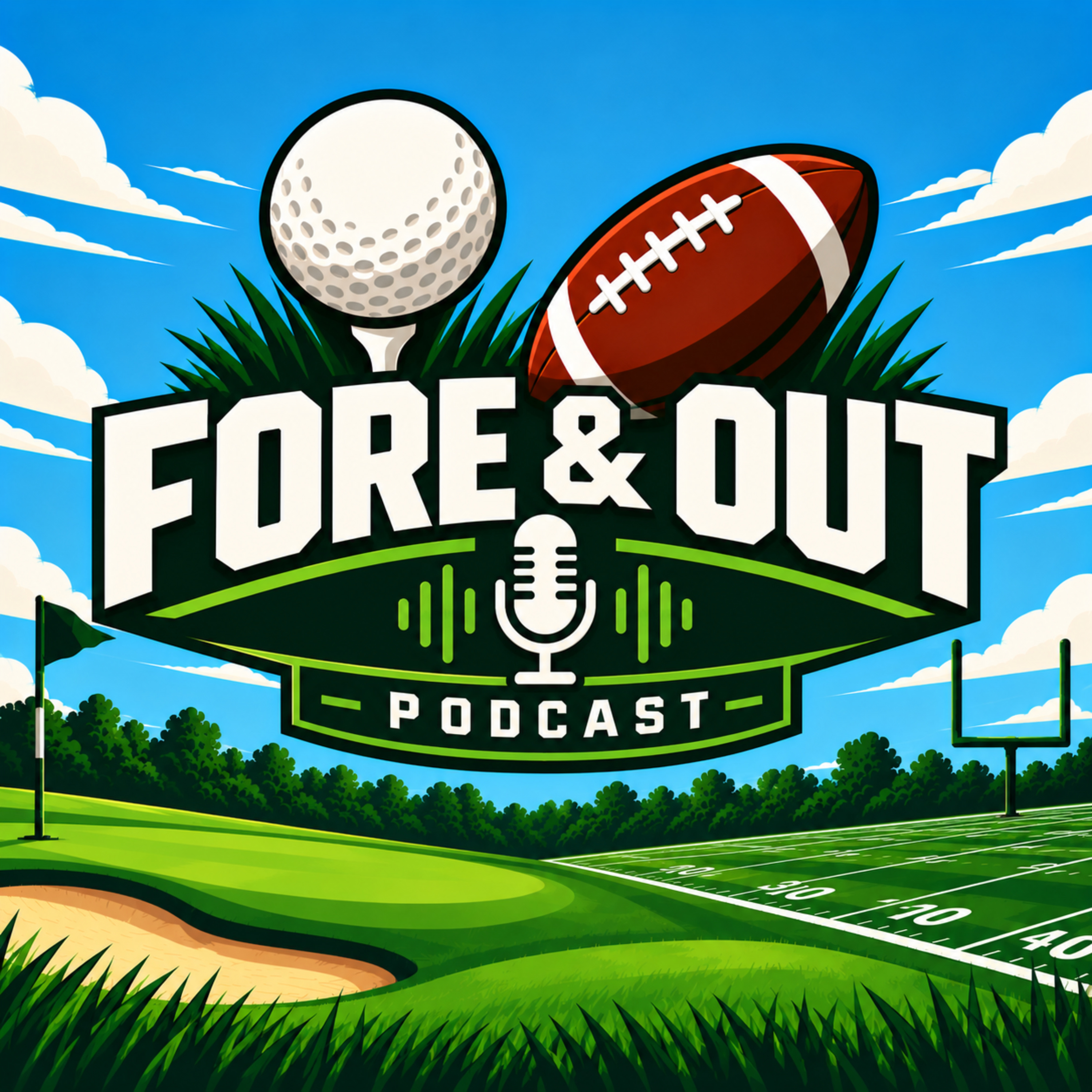 Fore & Out Podcast logo