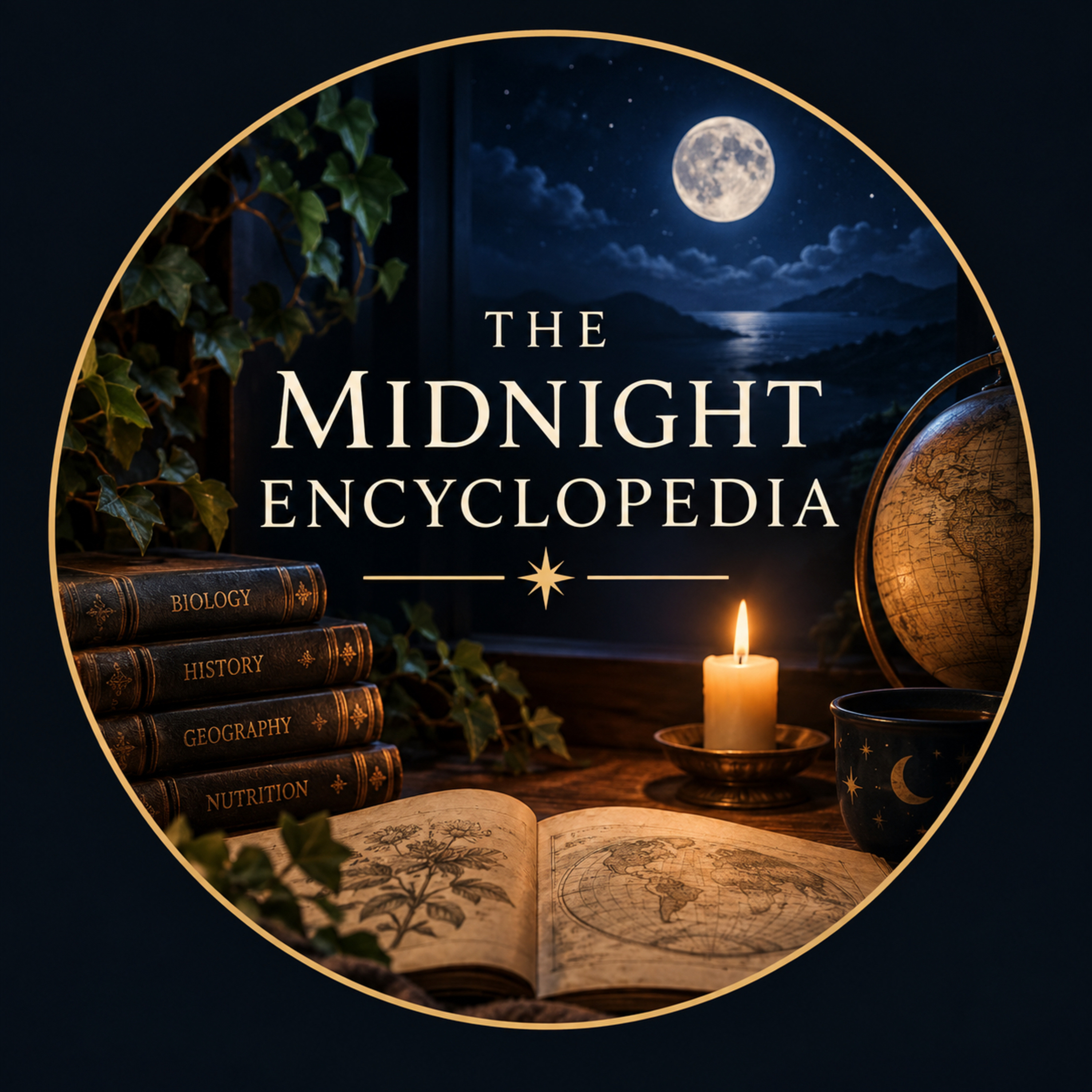 The Midnight Encyclopedia: Stories for Sleep podcast artwork