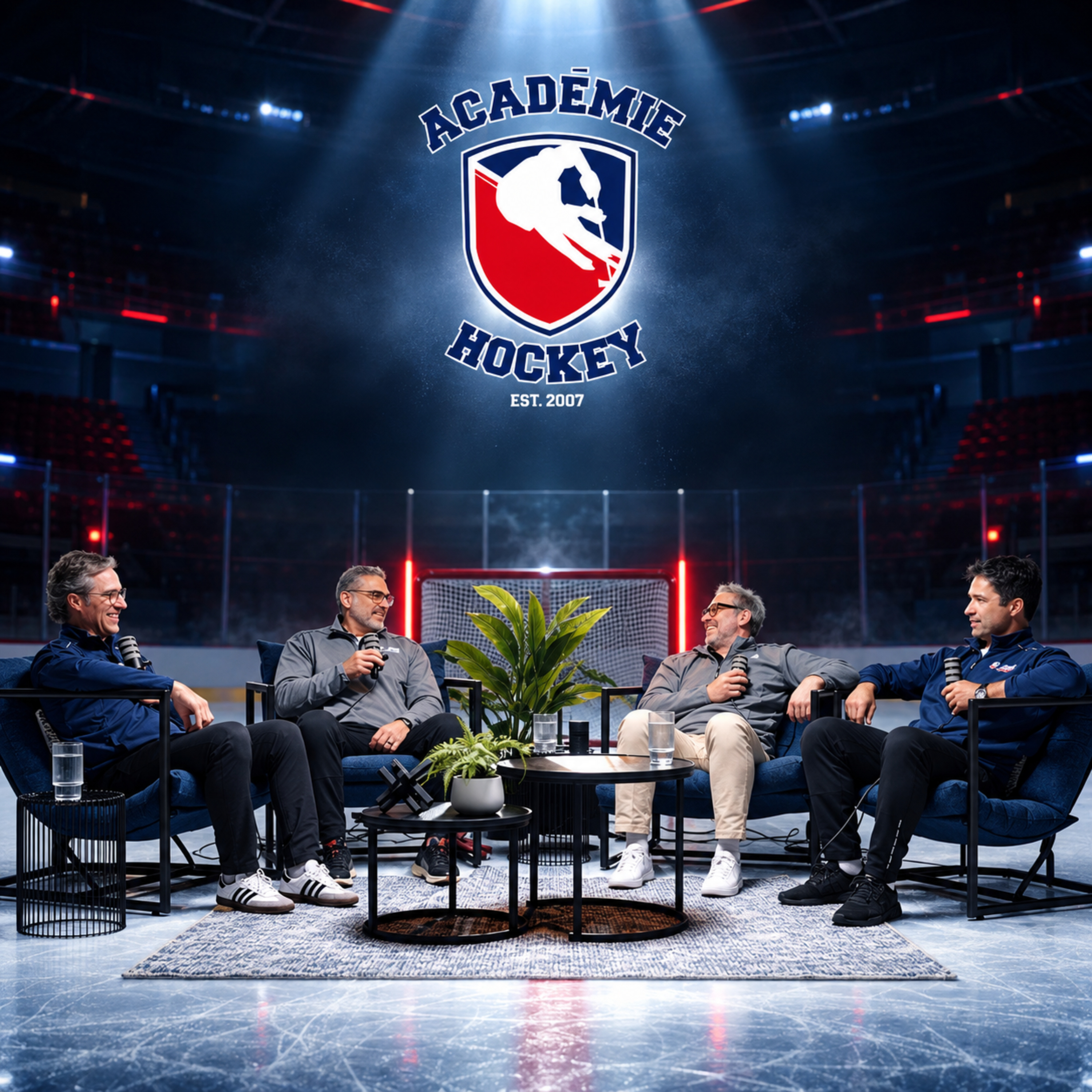 Logo of the podcast Académie de hockey Joël Bouchard Podcast Académie de hockey Joël Bouchard