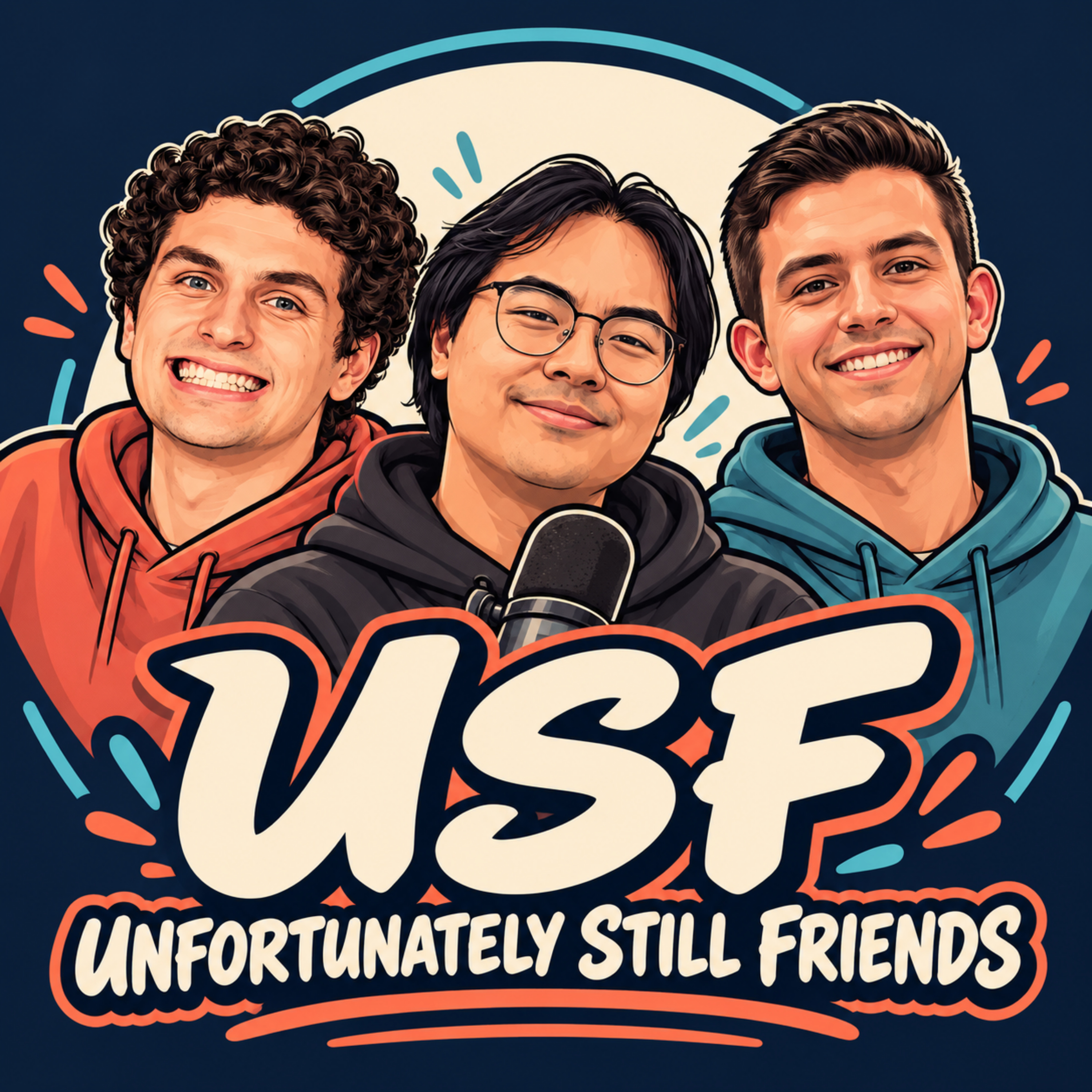 Unfortunately Still Friends podcast artwork