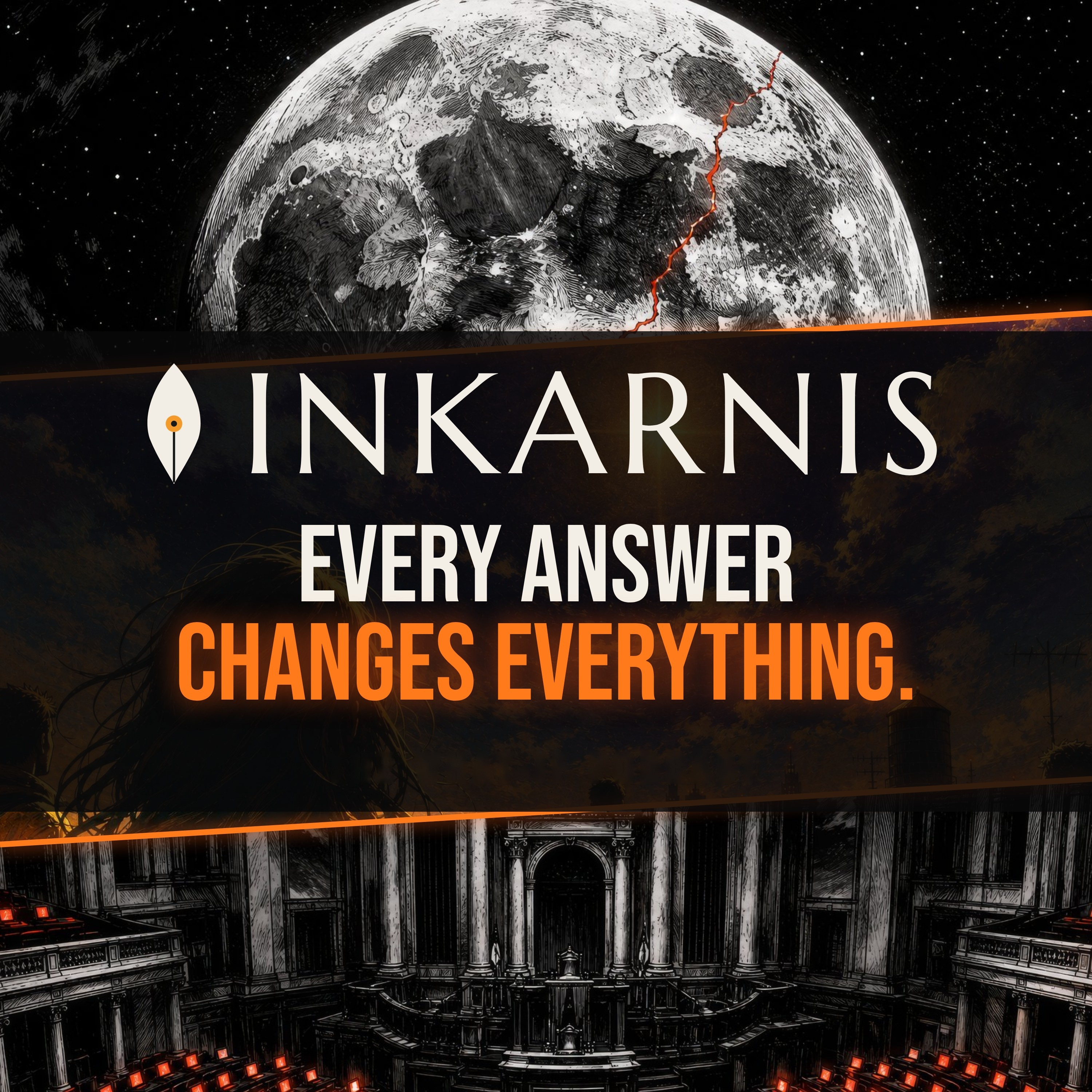 Inkarnis – Every answer changes everything podcast artwork