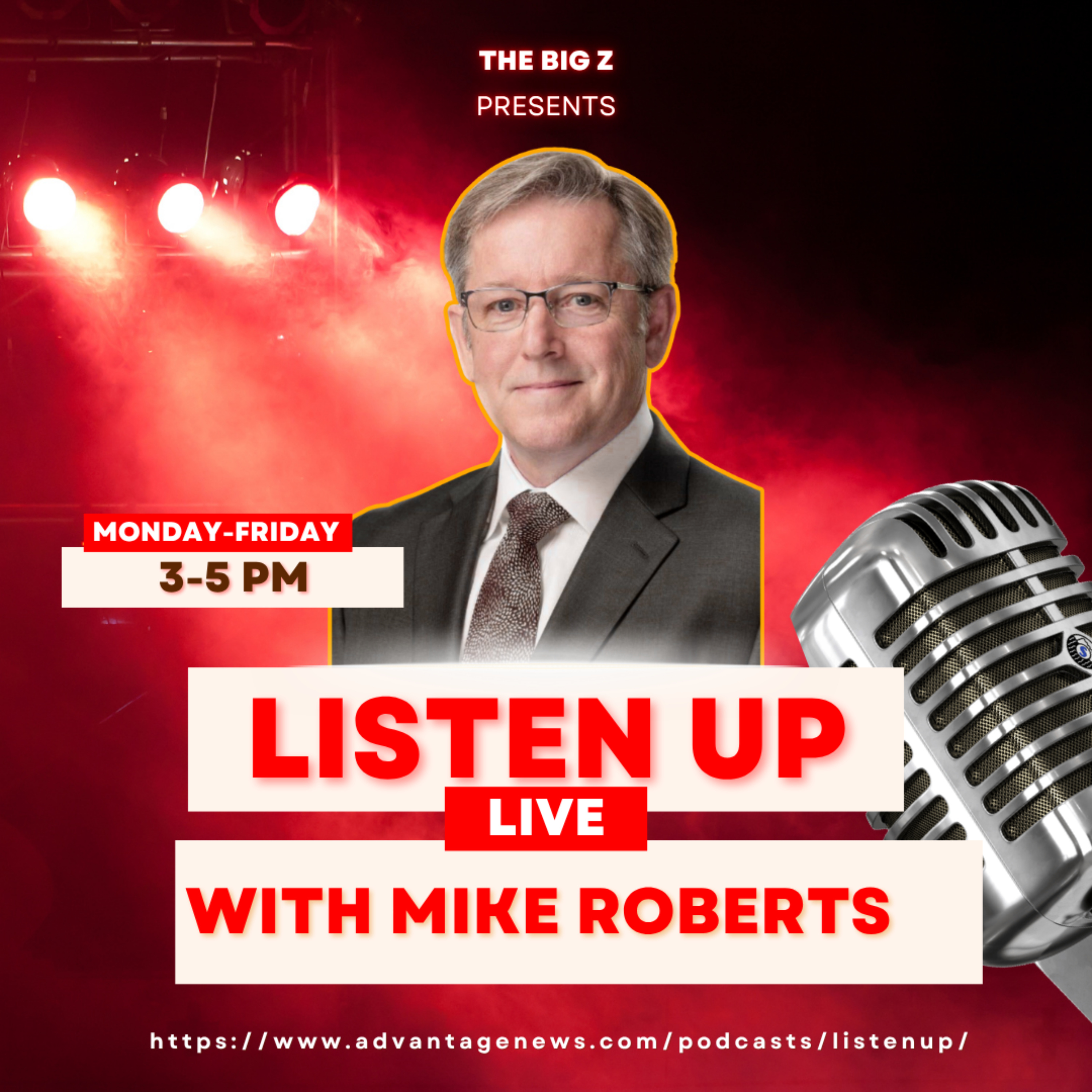 Listen Up with Mike Roberts podcast artwork