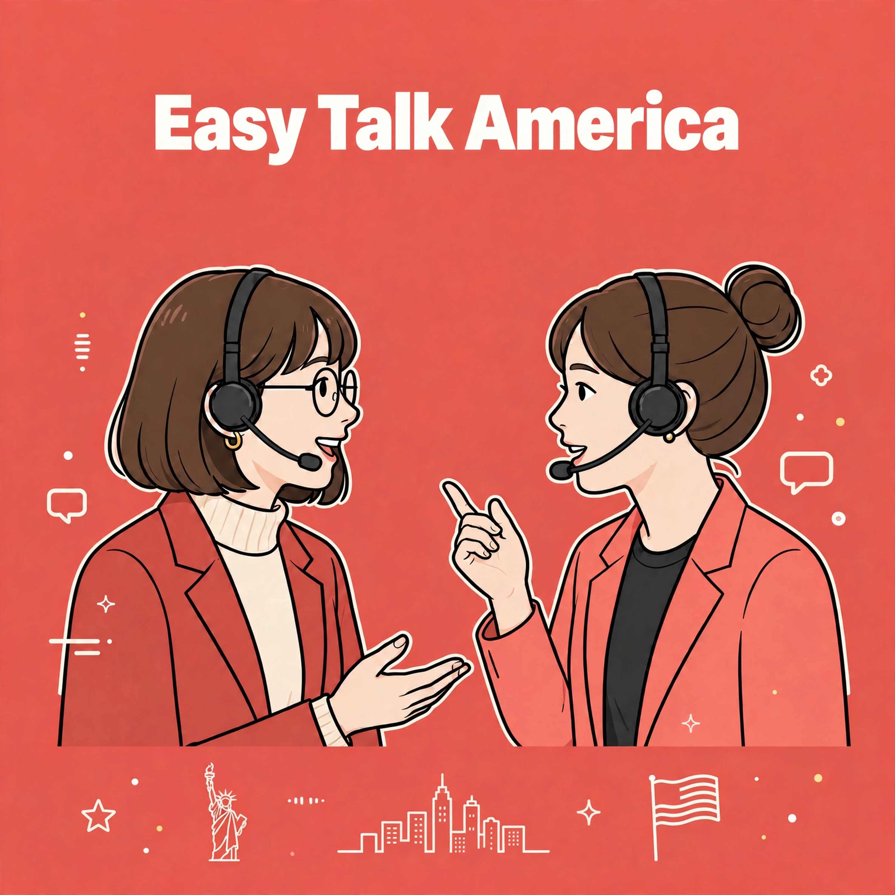 Easy Talk America podcast artwork