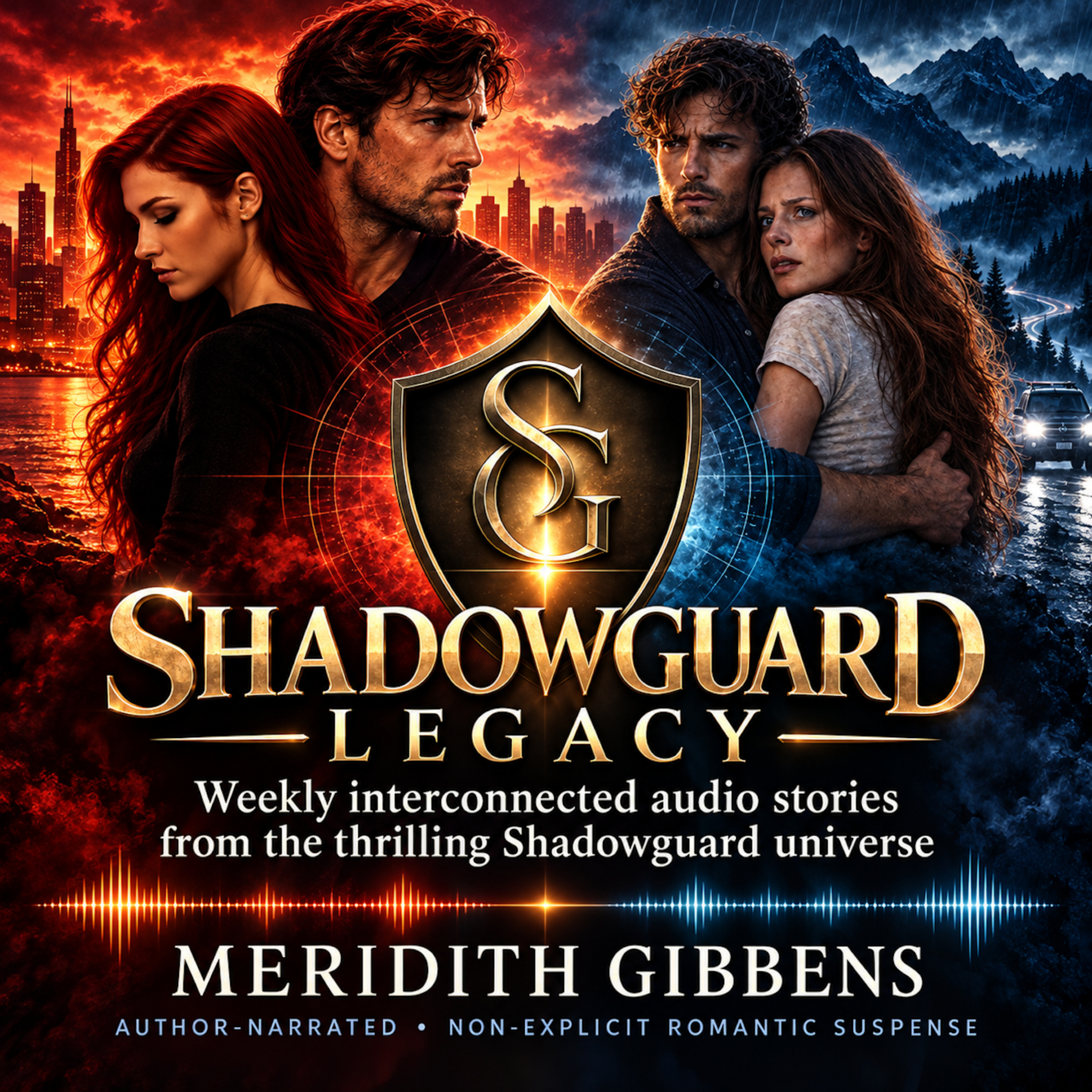 Shadowguard Legacy: Interconnected Romantic Suspense in Audio podcast artwork