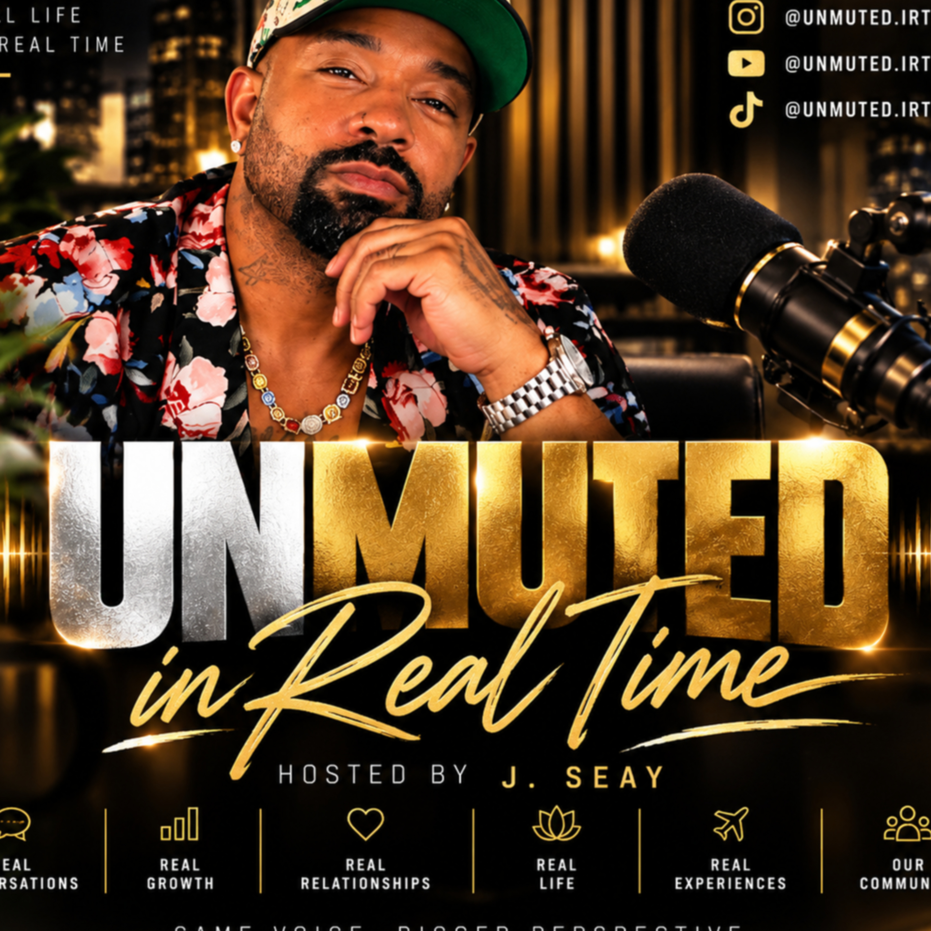 UNMUTED in Real Time podcast artwork