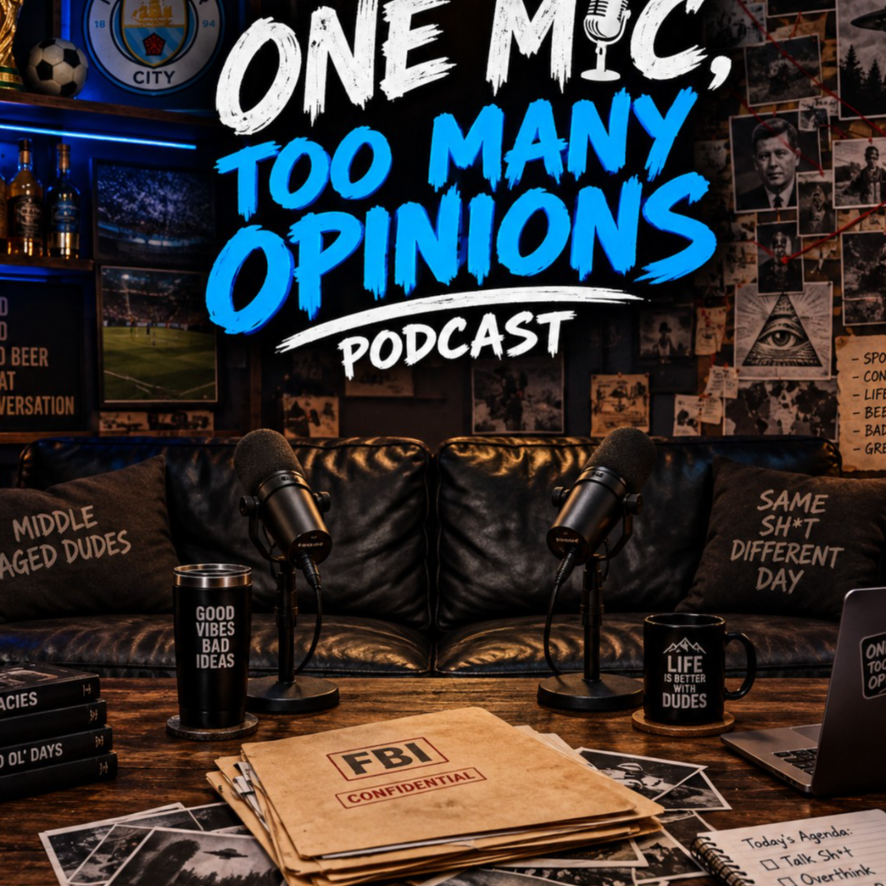 Logo of the podcast One Mic, too many opinions Podcast One Mic, too many opinions