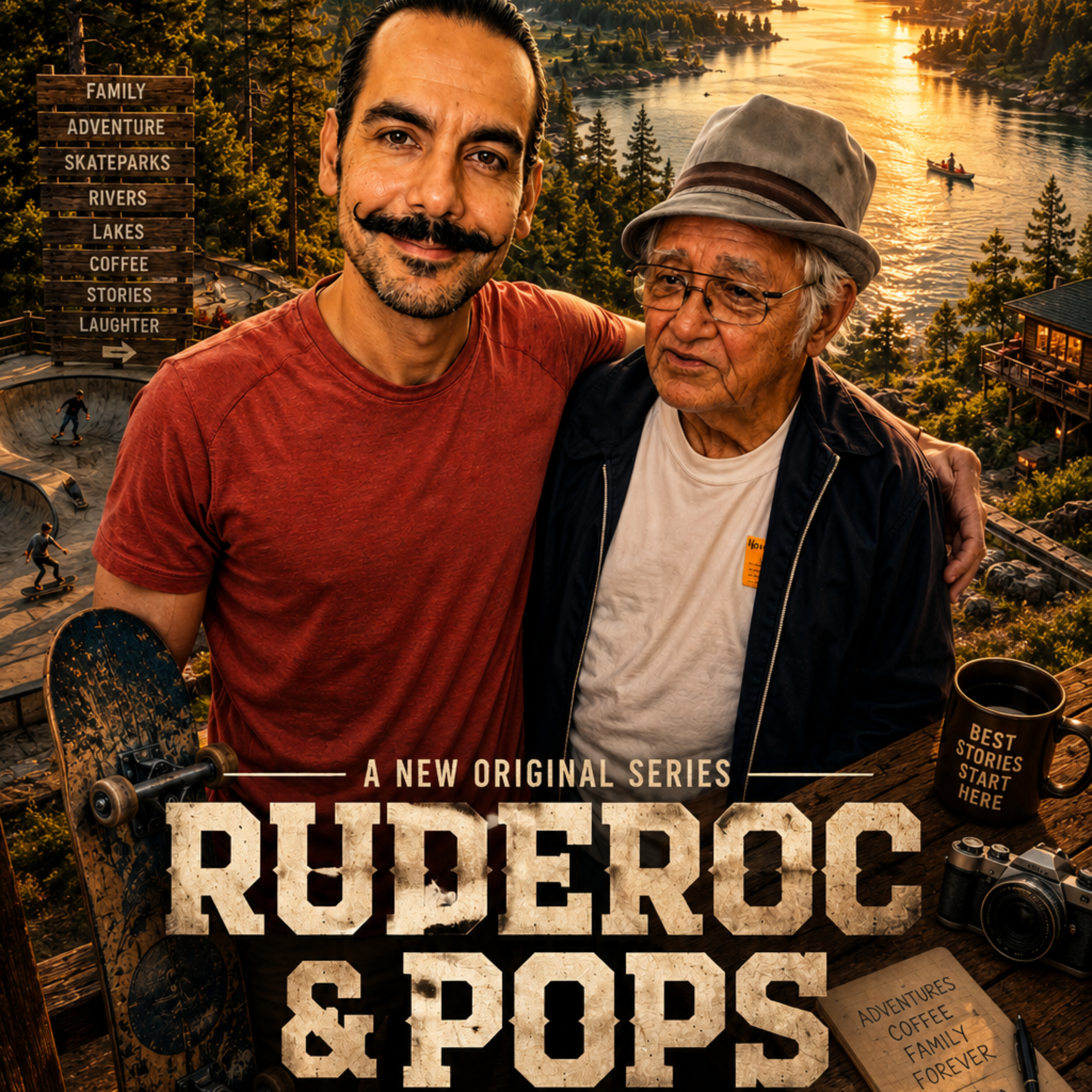 RudeRoc And Pops podcast cover art