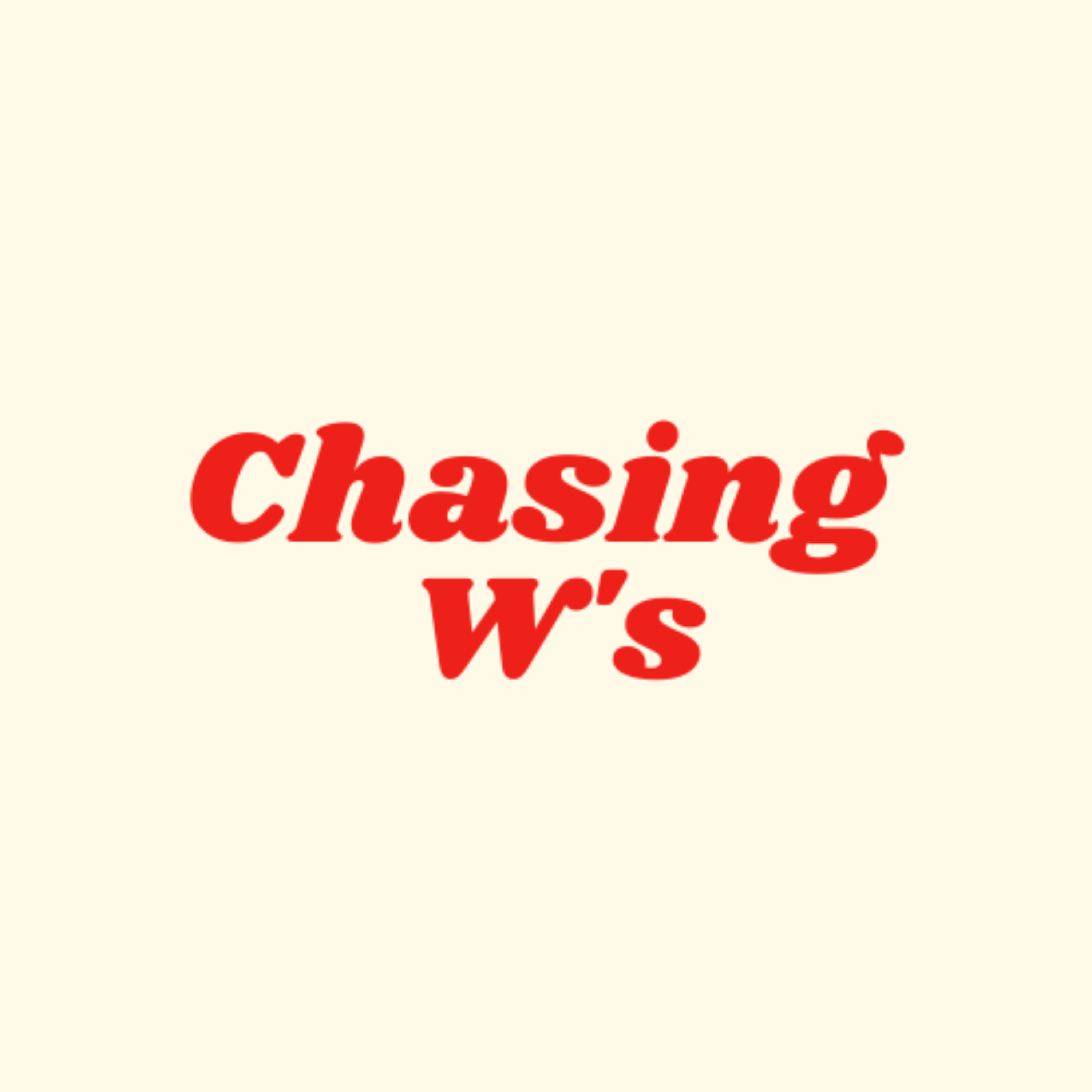 Chasing W's cover art