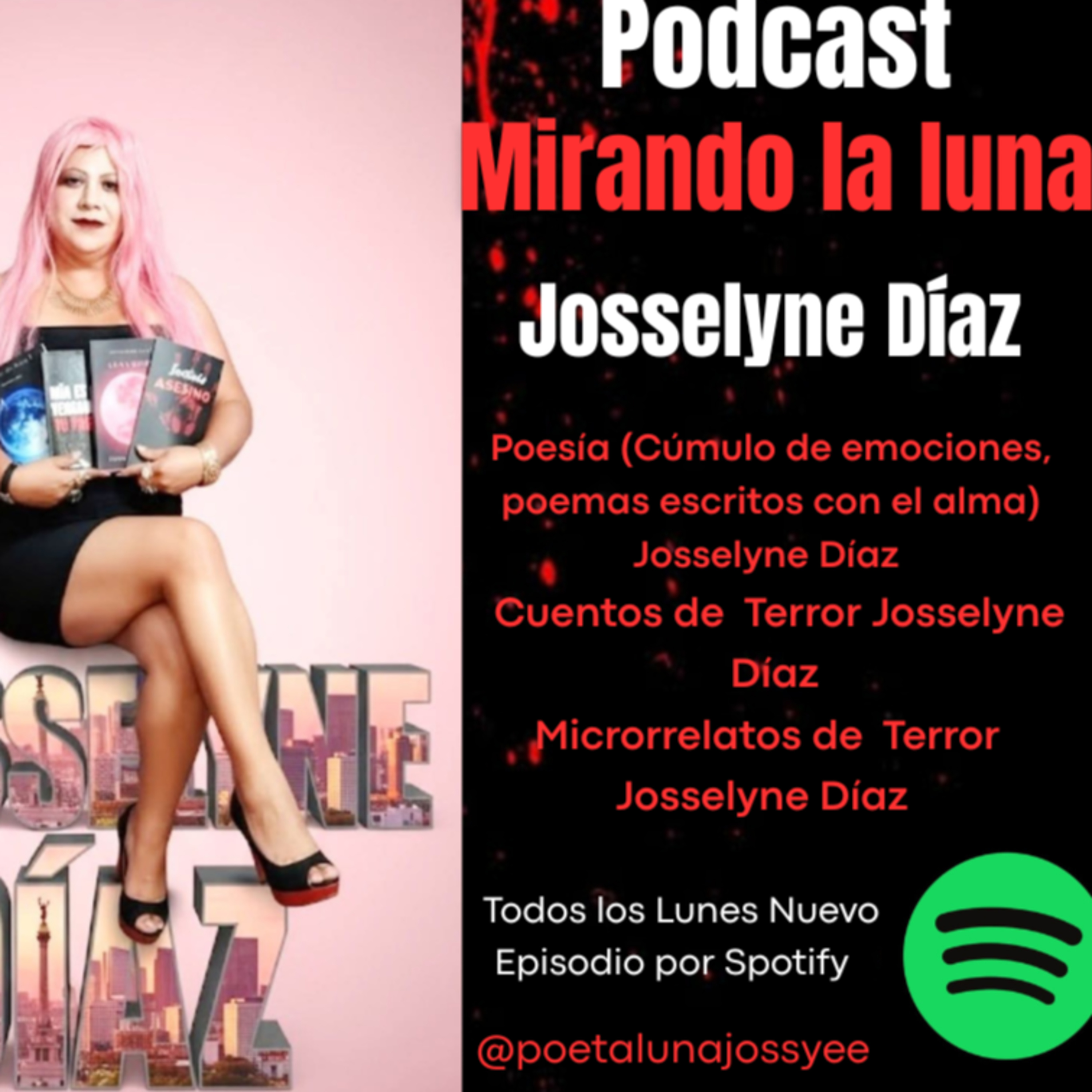 Mirando la Luna Josselyne Díaz / Escritora (poetaluna Jossyee)