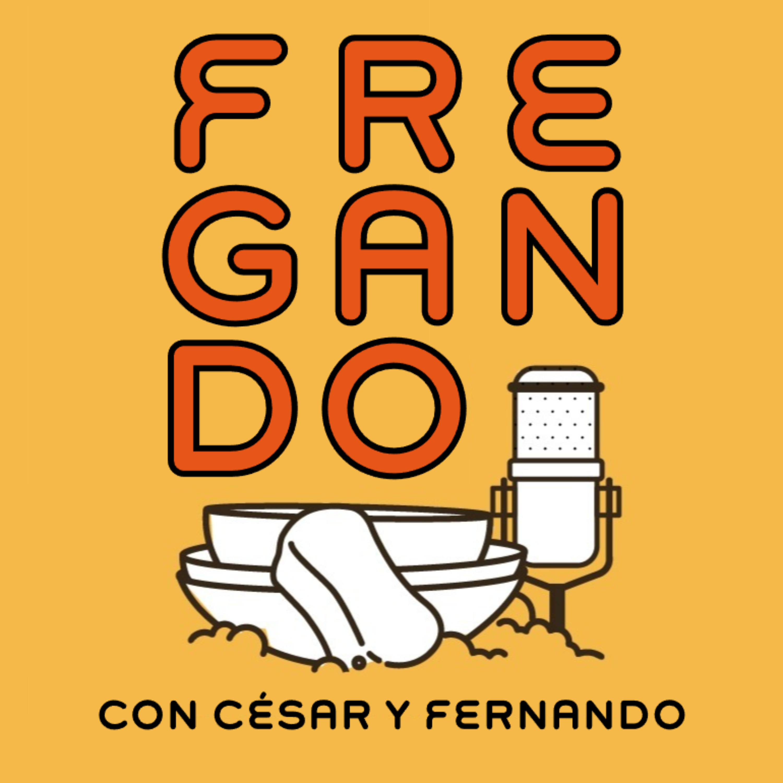 Fregando con César y Fernando