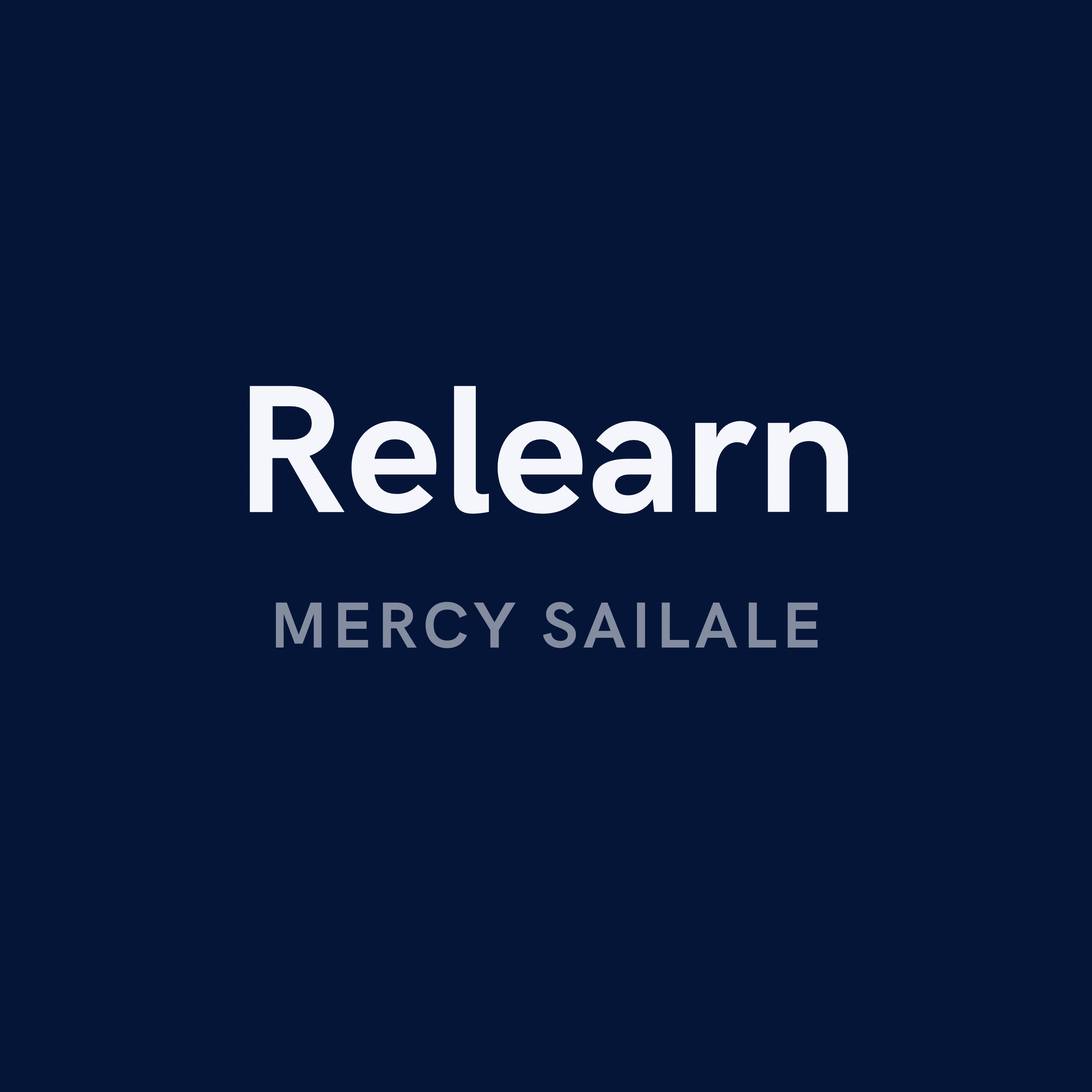 Relearn podcast artwork