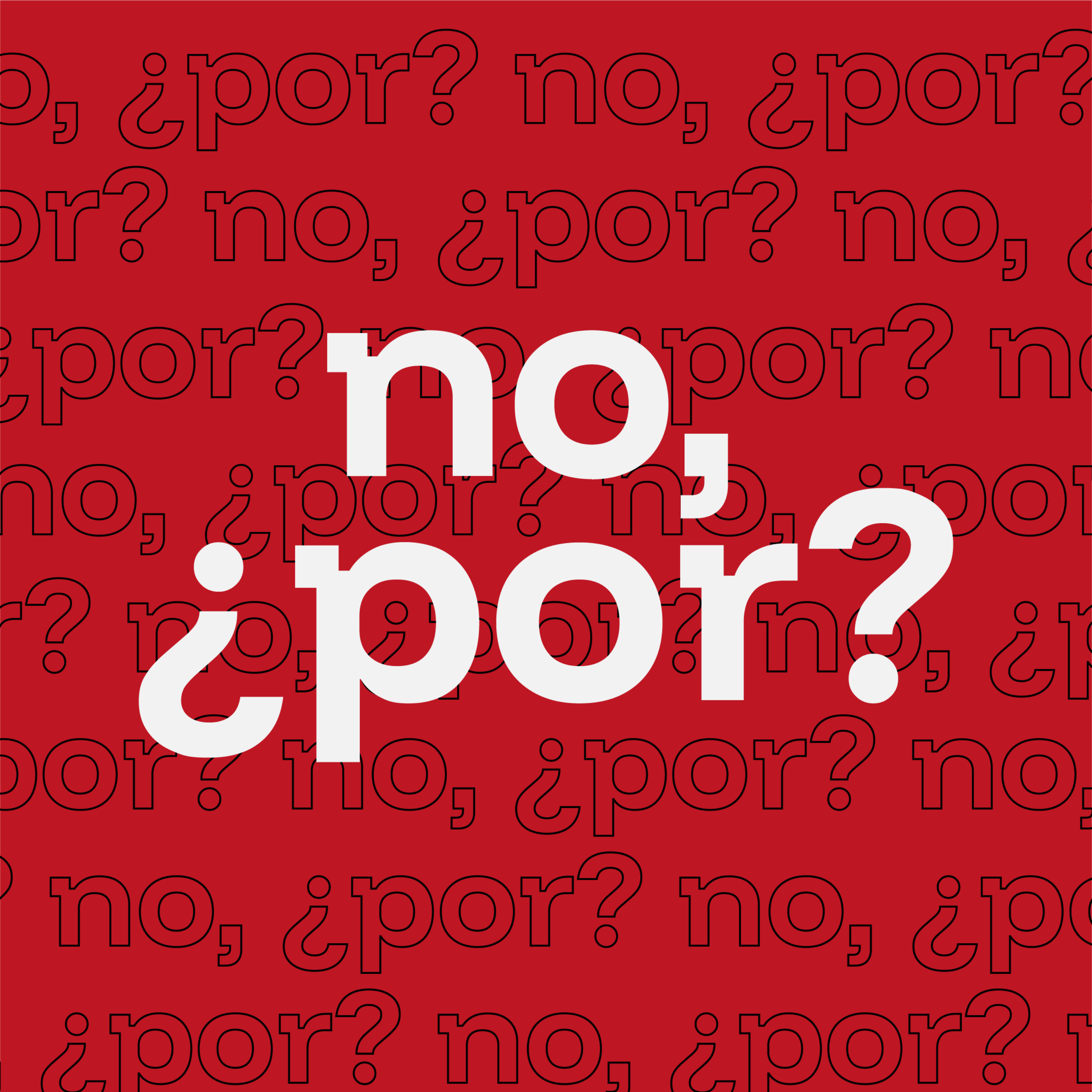 no, ¿por? podcast artwork